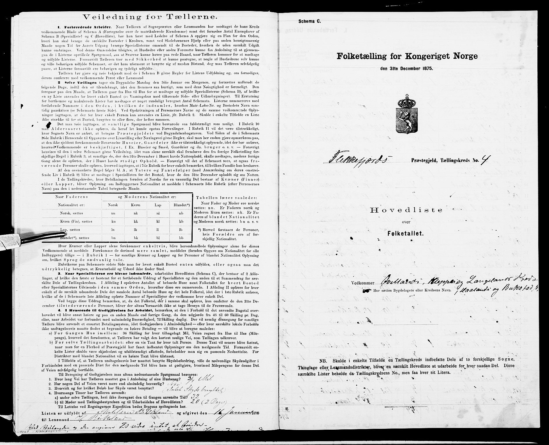 SAK, 1875 census for 1042L Flekkefjord/Nes og Hidra, 1875, p. 50