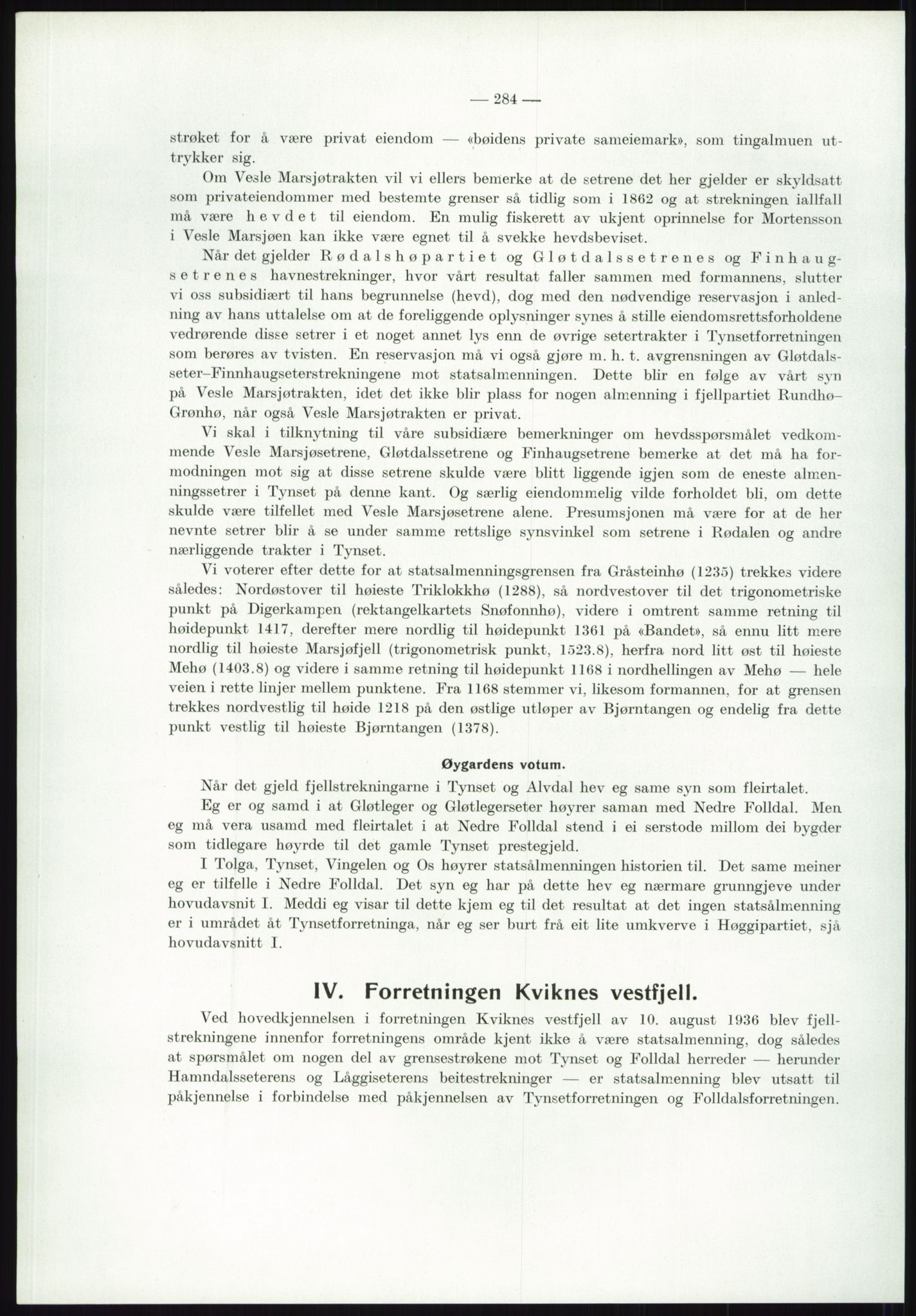 Høyfjellskommisjonen, AV/RA-S-1546/X/Xa/L0001: Nr. 1-33, 1909-1953, p. 4054