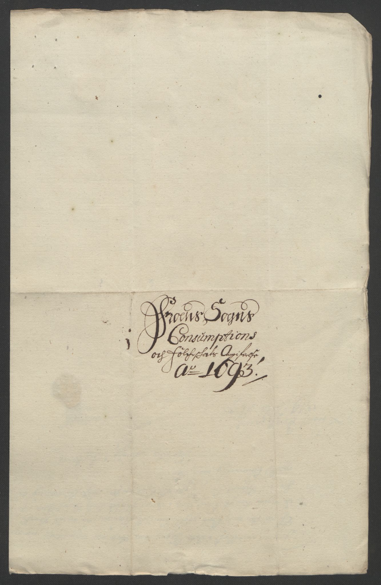 Rentekammeret inntil 1814, Reviderte regnskaper, Fogderegnskap, AV/RA-EA-4092/R17/L1167: Fogderegnskap Gudbrandsdal, 1693, p. 334