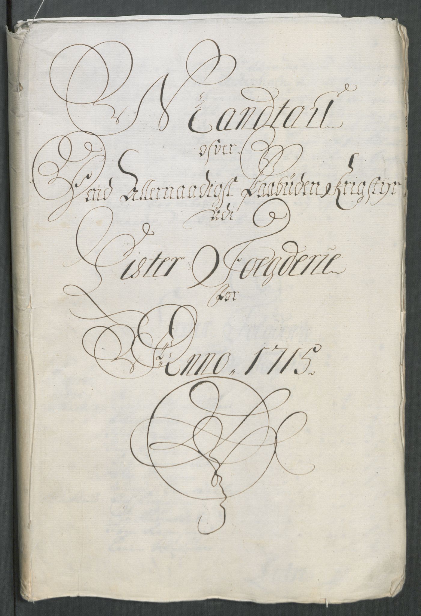 Rentekammeret inntil 1814, Reviderte regnskaper, Fogderegnskap, RA/EA-4092/R43/L2559: Fogderegnskap Lista og Mandal, 1715, p. 75