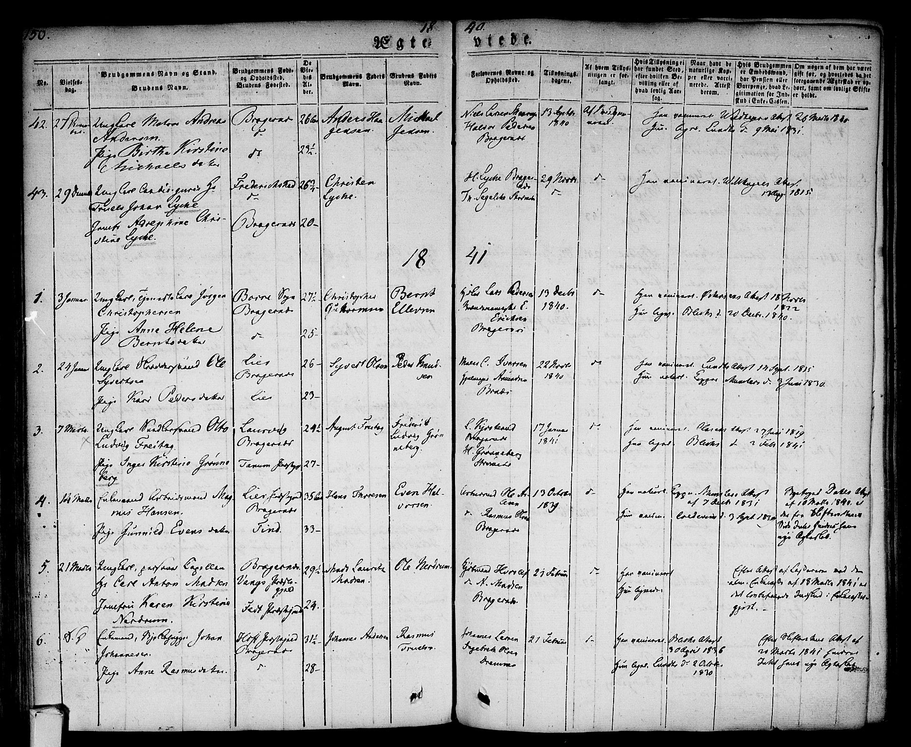 Bragernes kirkebøker, SAKO/A-6/F/Fc/L0001: Parish register (official) no. III 1, 1830-1853, p. 150