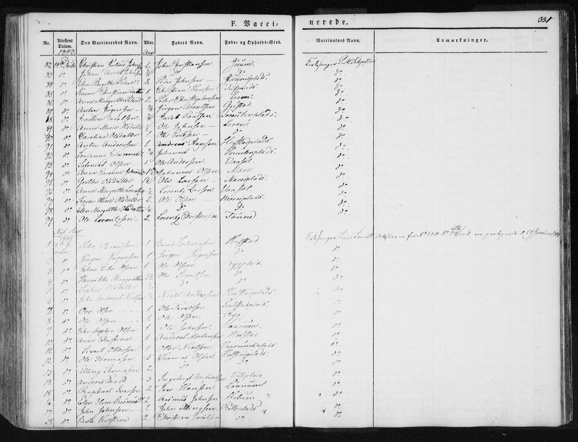 Ministerialprotokoller, klokkerbøker og fødselsregistre - Nord-Trøndelag, SAT/A-1458/735/L0339: Parish register (official) no. 735A06 /1, 1836-1848, p. 331