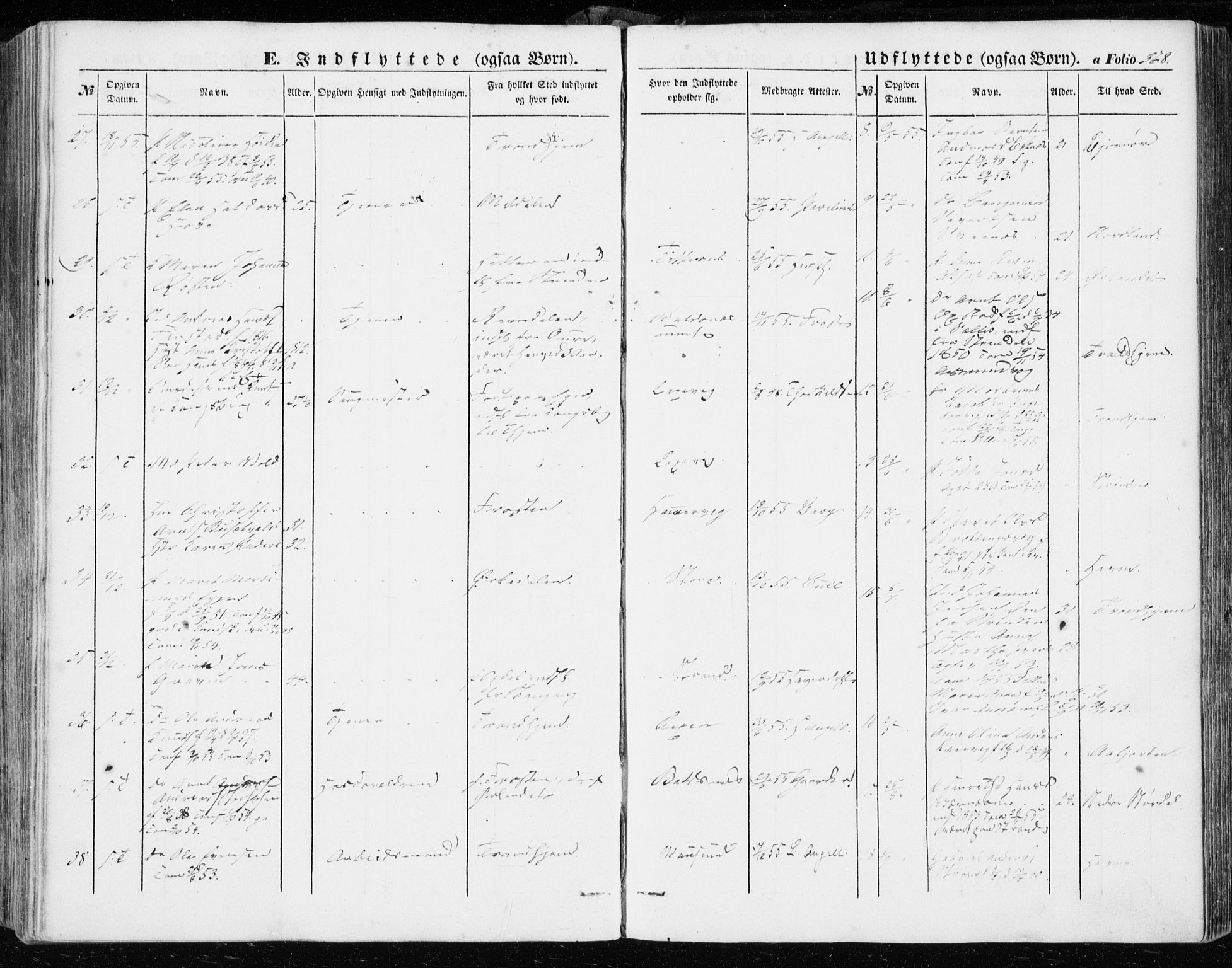 Ministerialprotokoller, klokkerbøker og fødselsregistre - Sør-Trøndelag, SAT/A-1456/634/L0530: Parish register (official) no. 634A06, 1852-1860, p. 368