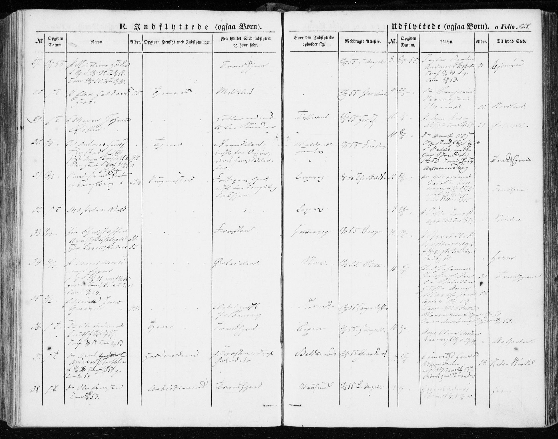 Ministerialprotokoller, klokkerbøker og fødselsregistre - Sør-Trøndelag, AV/SAT-A-1456/634/L0530: Parish register (official) no. 634A06, 1852-1860, p. 368