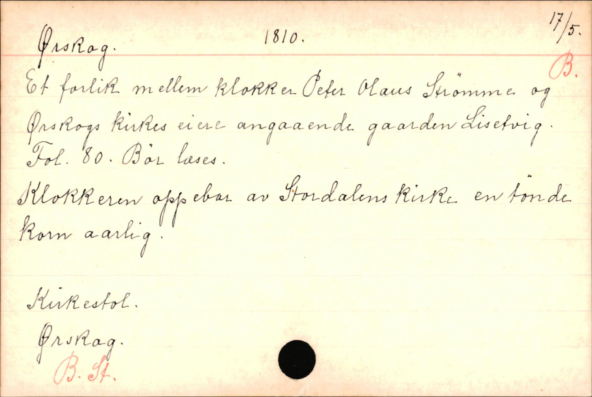 Haugen, Johannes - lærer, AV/SAB-SAB/PA-0036/01/L0001: Om klokkere og lærere, 1521-1904, p. 11116