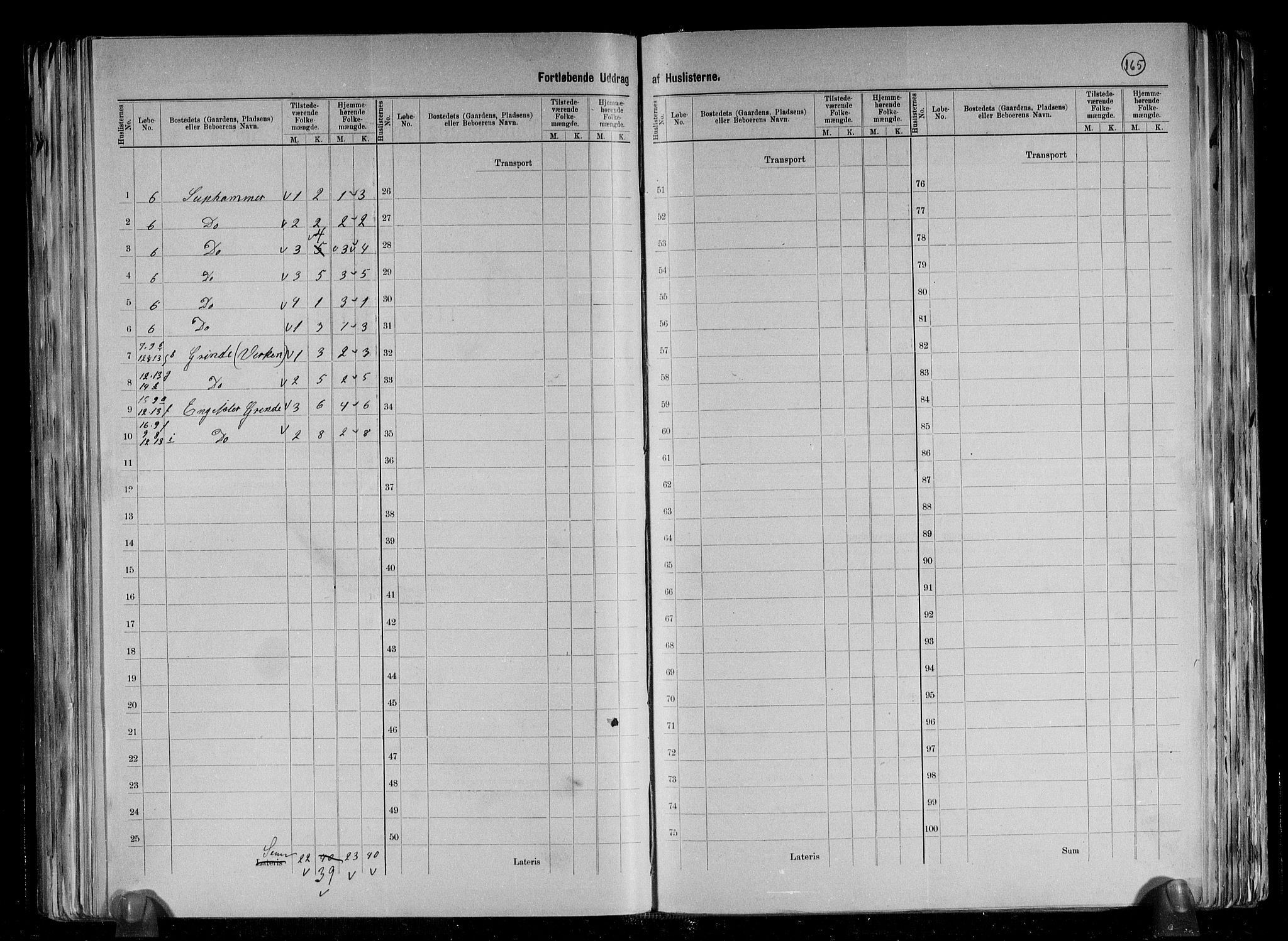 RA, 1891 census for 1419 Leikanger, 1891, p. 7