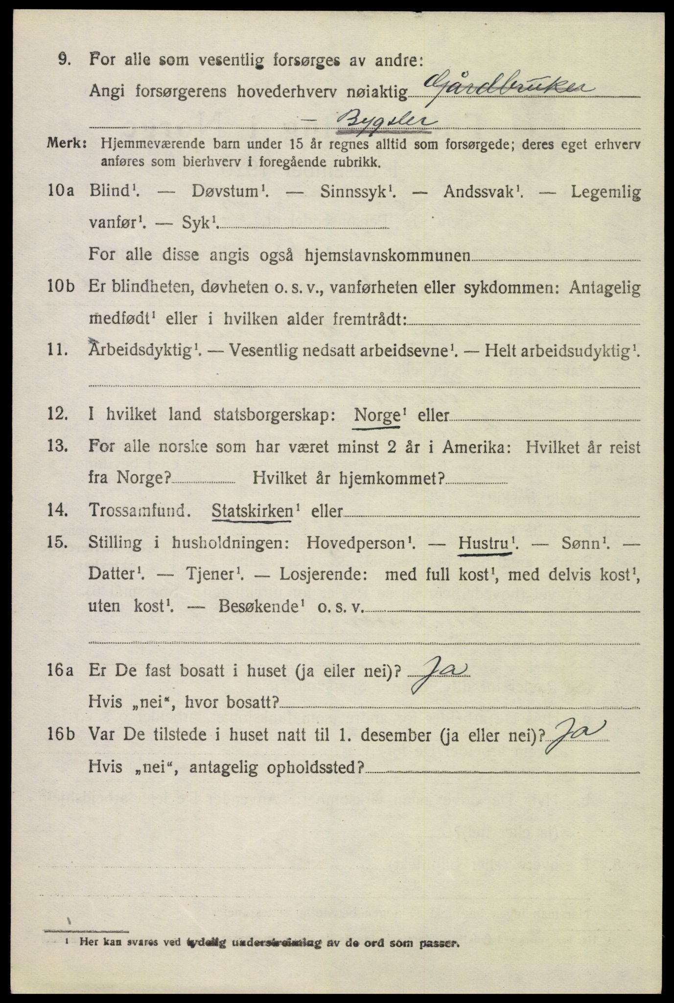 SAH, 1920 census for Engerdal, 1920, p. 2752