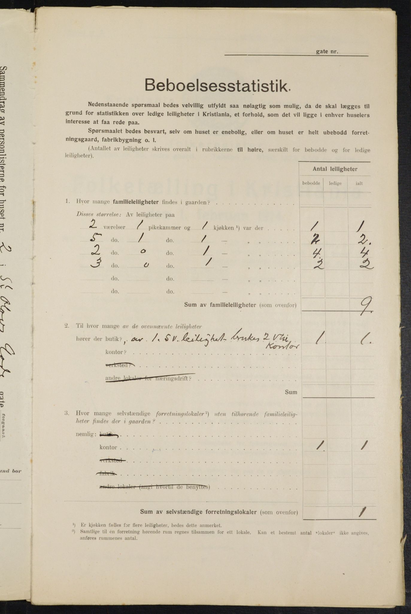 OBA, Municipal Census 1914 for Kristiania, 1914, p. 87799