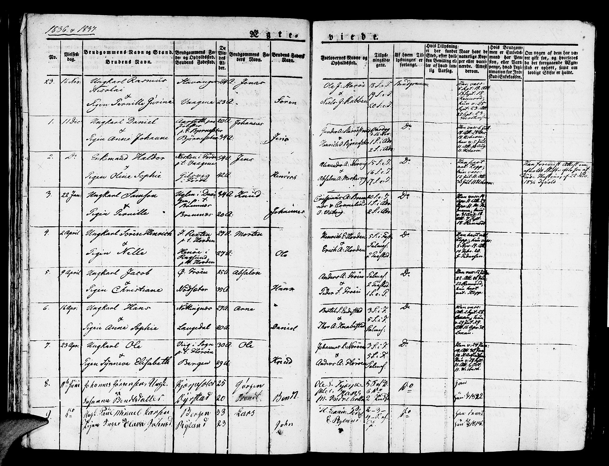 Kinn sokneprestembete, AV/SAB-A-80801/H/Haa/Haaa/L0004/0002: Parish register (official) no. A 4II, 1822-1840, p. 53