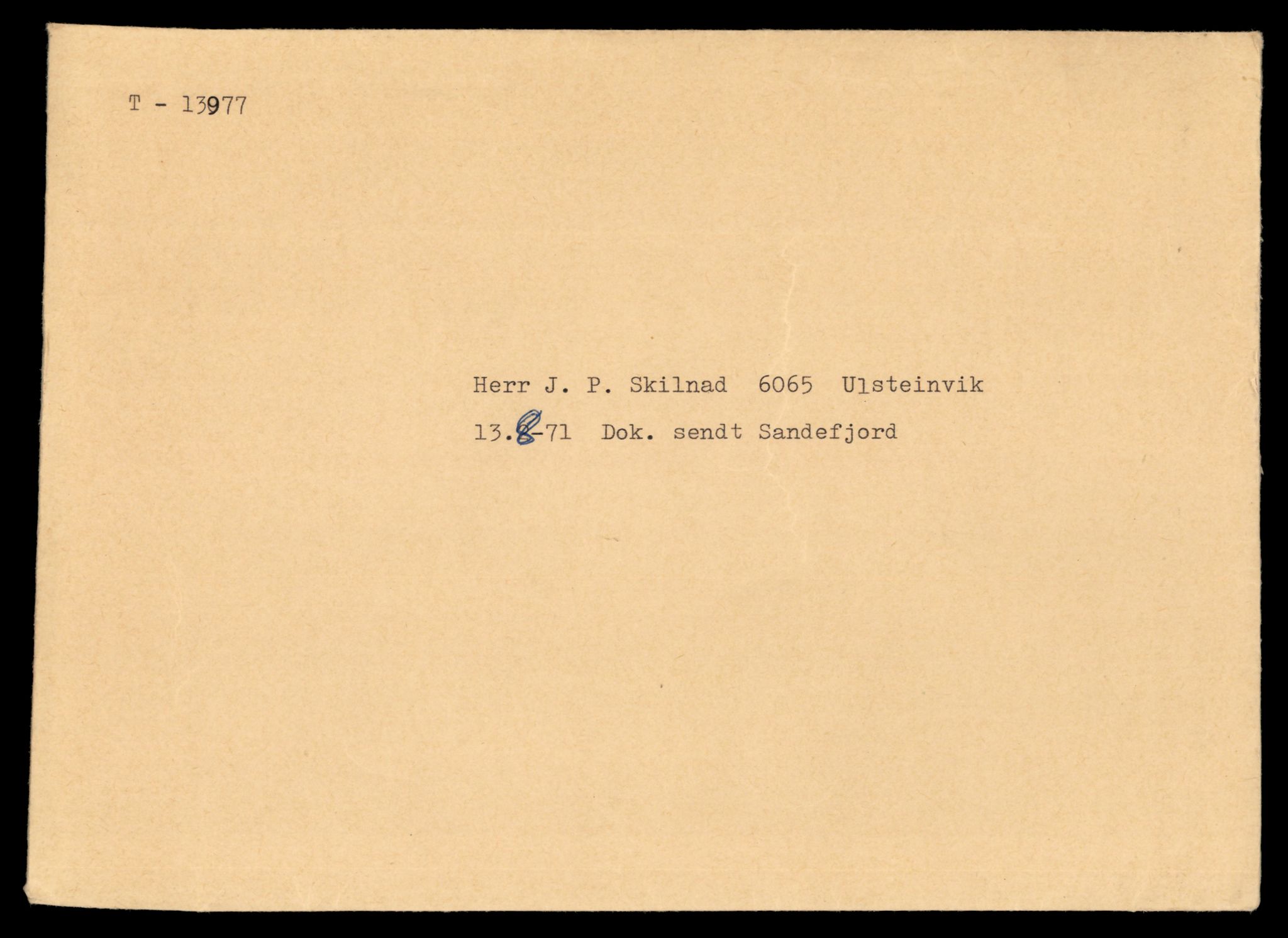 Møre og Romsdal vegkontor - Ålesund trafikkstasjon, AV/SAT-A-4099/F/Fe/L0042: Registreringskort for kjøretøy T 13906 - T 14079, 1927-1998, p. 1109
