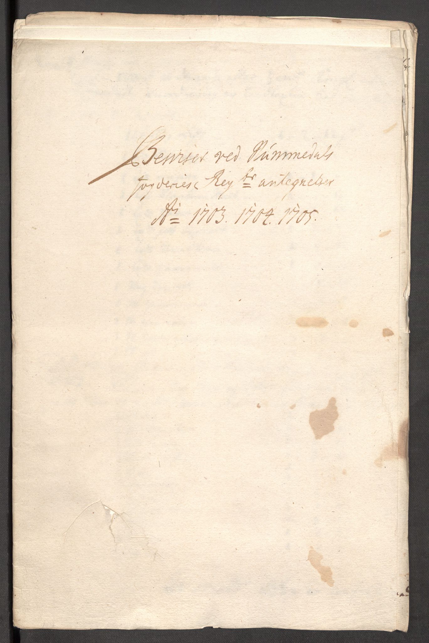 Rentekammeret inntil 1814, Reviderte regnskaper, Fogderegnskap, AV/RA-EA-4092/R64/L4429: Fogderegnskap Namdal, 1705-1706, p. 219