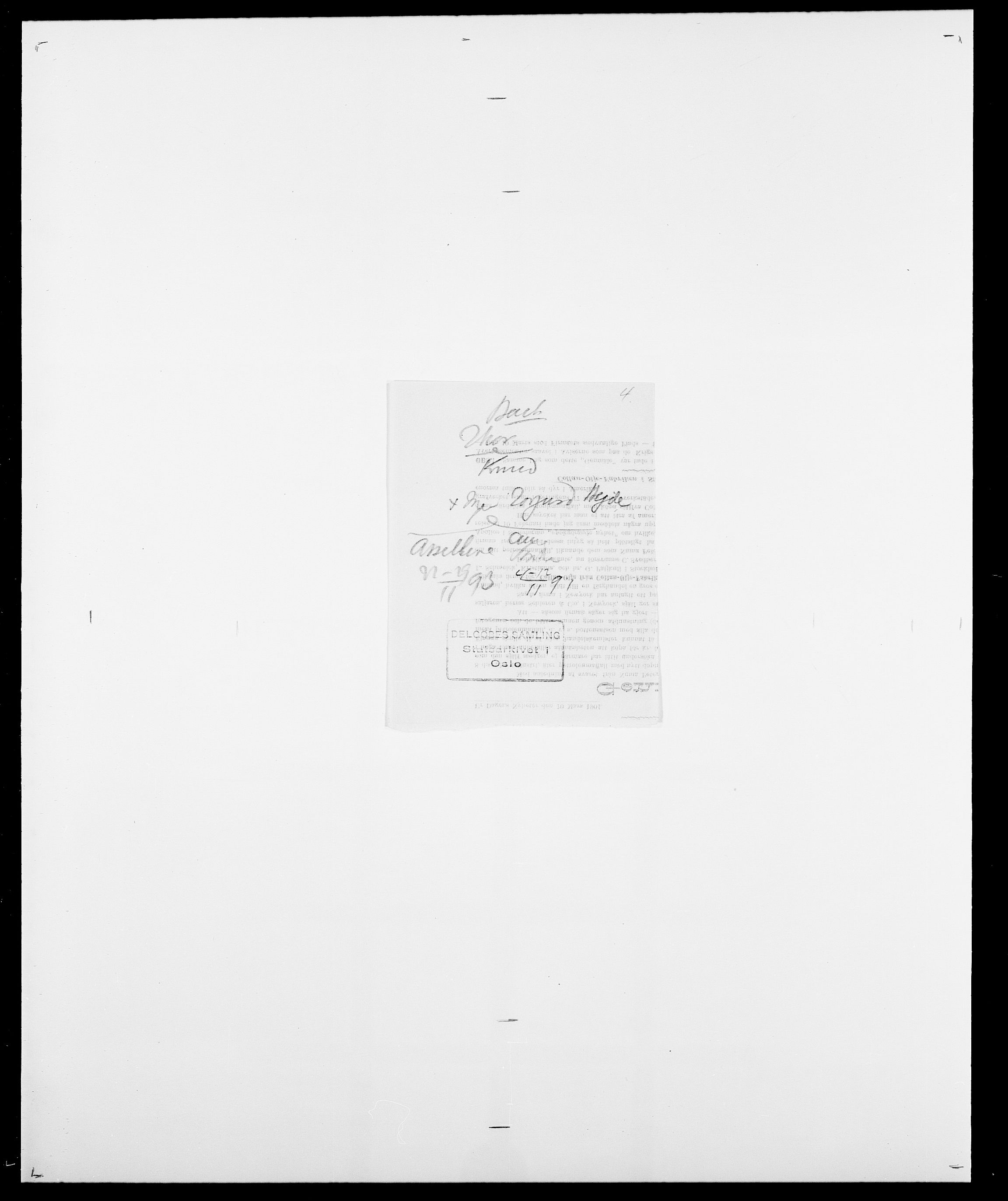 Delgobe, Charles Antoine - samling, AV/SAO-PAO-0038/D/Da/L0003: Barca - Bergen, p. 26