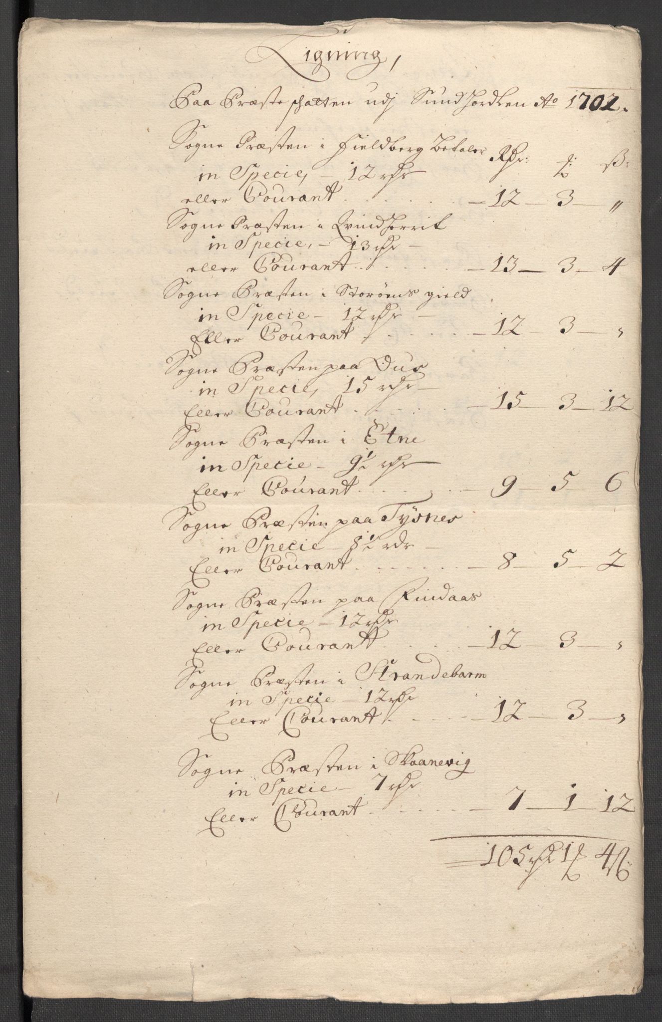 Rentekammeret inntil 1814, Reviderte regnskaper, Fogderegnskap, AV/RA-EA-4092/R48/L2980: Fogderegnskap Sunnhordland og Hardanger, 1702, p. 154