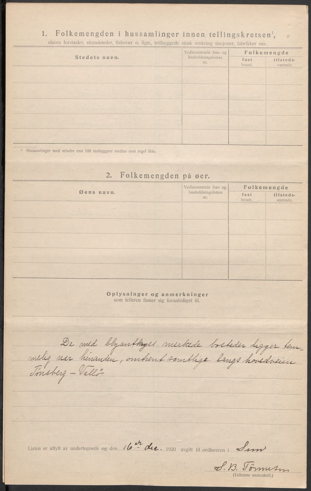 SAKO, 1920 census for Sem, 1920, p. 48