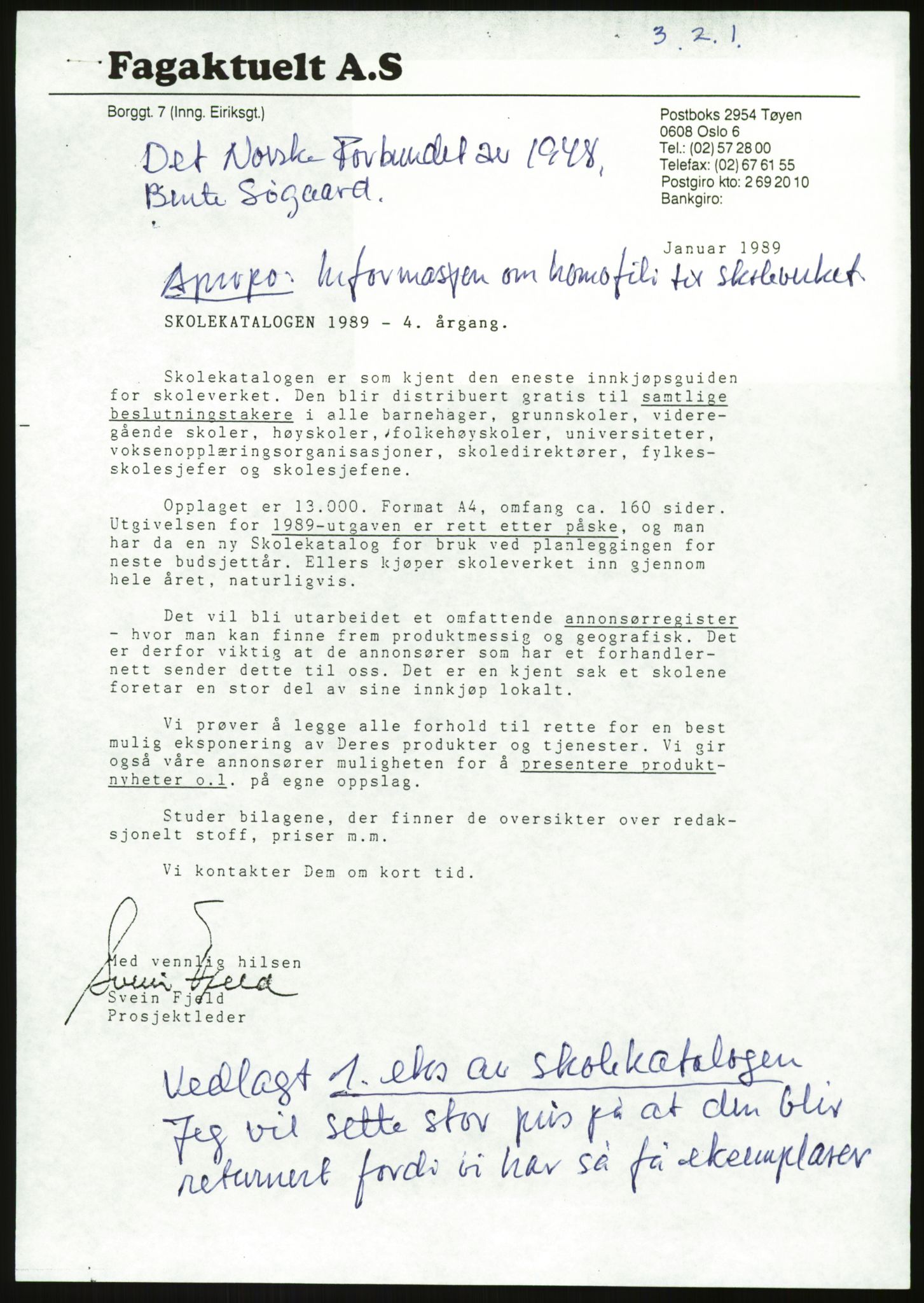 Det Norske Forbundet av 1948/Landsforeningen for Lesbisk og Homofil Frigjøring, AV/RA-PA-1216/E/Eb/L0001: Intern informasjon, 1952-1991, p. 249