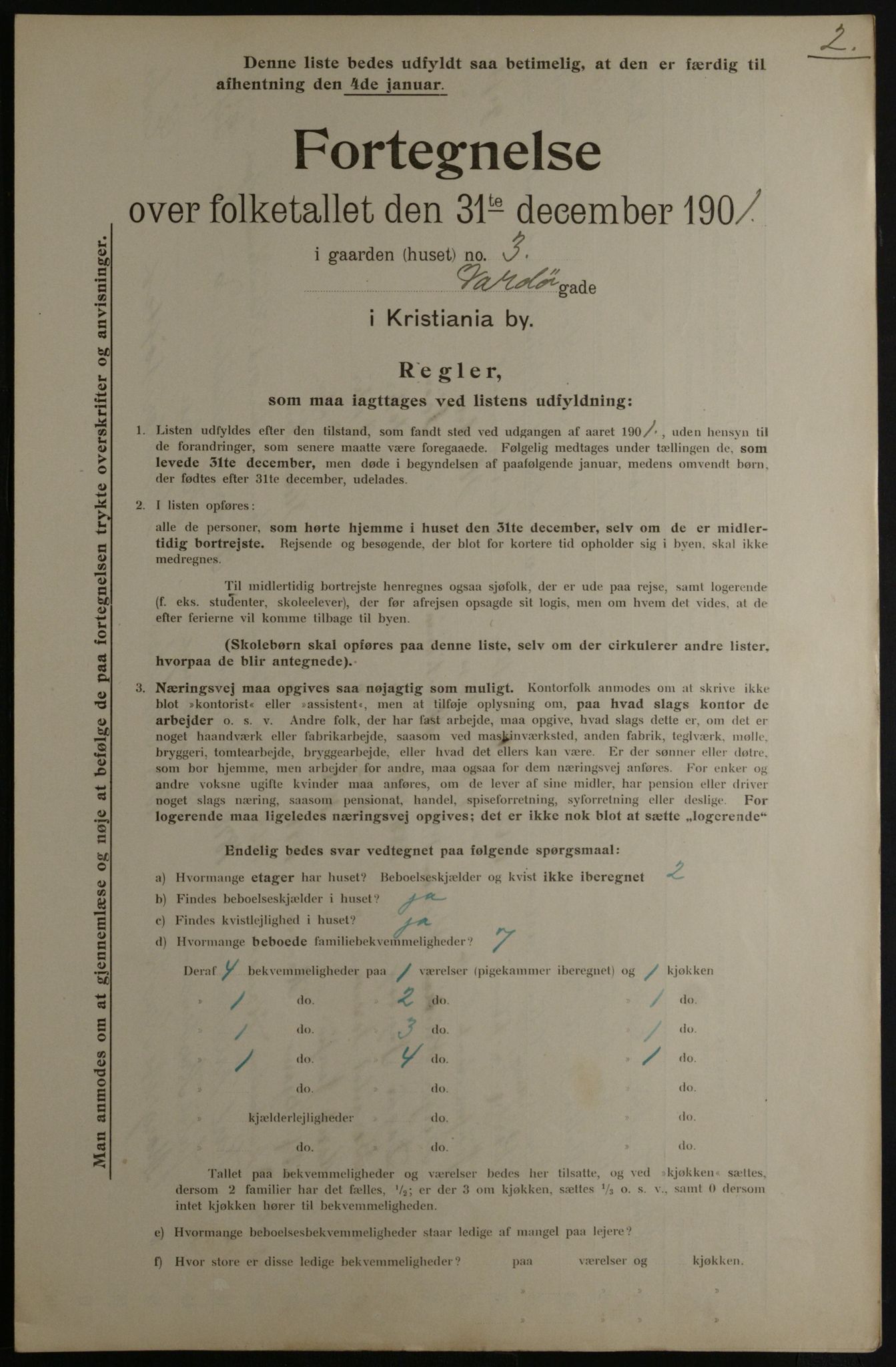 OBA, Municipal Census 1901 for Kristiania, 1901, p. 18701