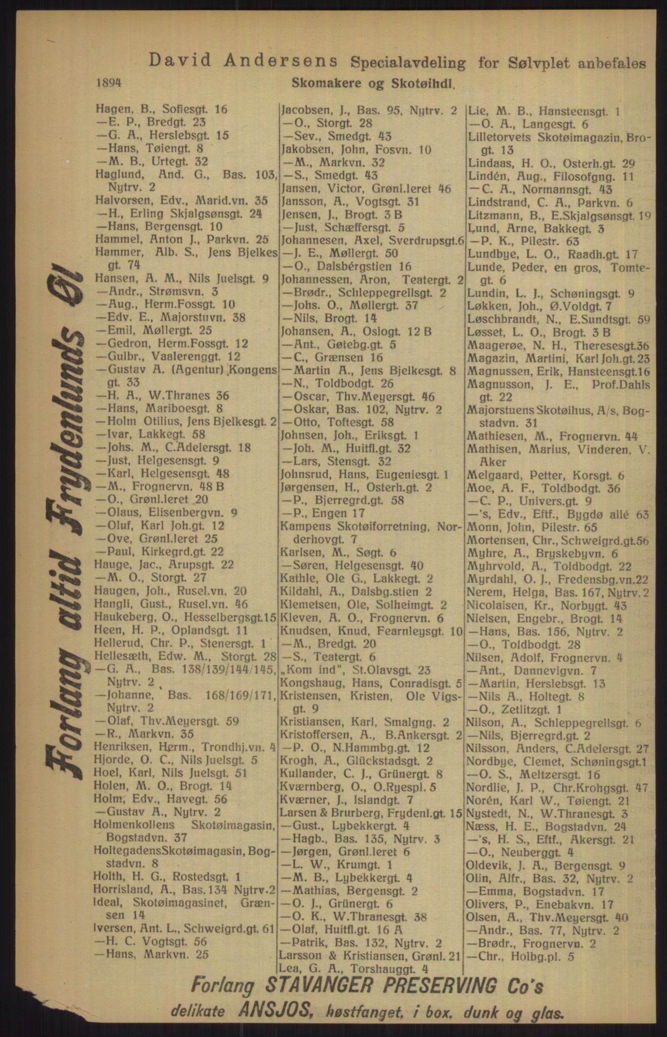 Kristiania/Oslo adressebok, PUBL/-, 1915, p. 1894