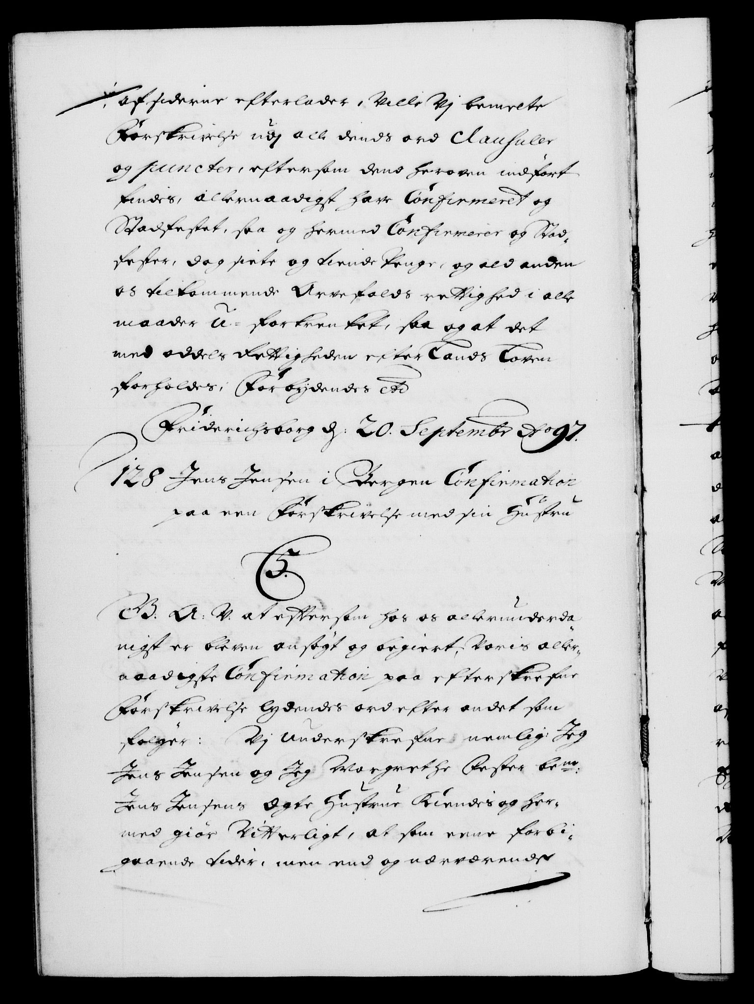 Danske Kanselli 1572-1799, AV/RA-EA-3023/F/Fc/Fca/Fcaa/L0016: Norske registre (mikrofilm), 1692-1697, p. 474b