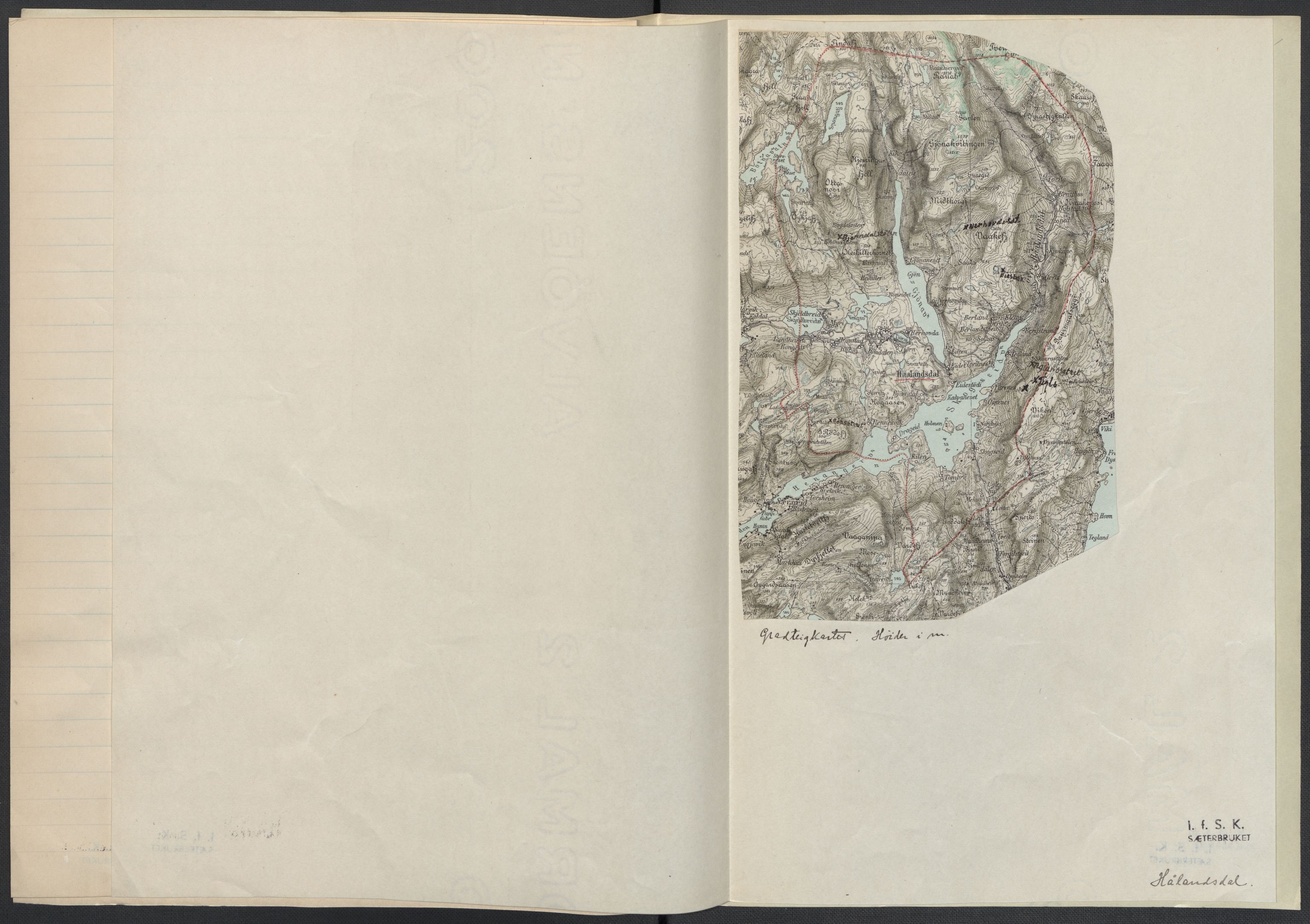 Instituttet for sammenlignende kulturforskning, RA/PA-0424/F/Fc/L0010/0001: Eske B10: / Hordaland (perm XXV), 1932-1939