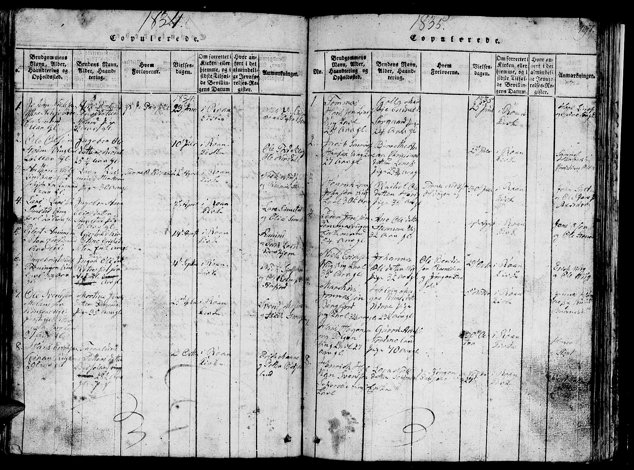 Ministerialprotokoller, klokkerbøker og fødselsregistre - Sør-Trøndelag, SAT/A-1456/657/L0714: Parish register (copy) no. 657C01, 1818-1868, p. 197