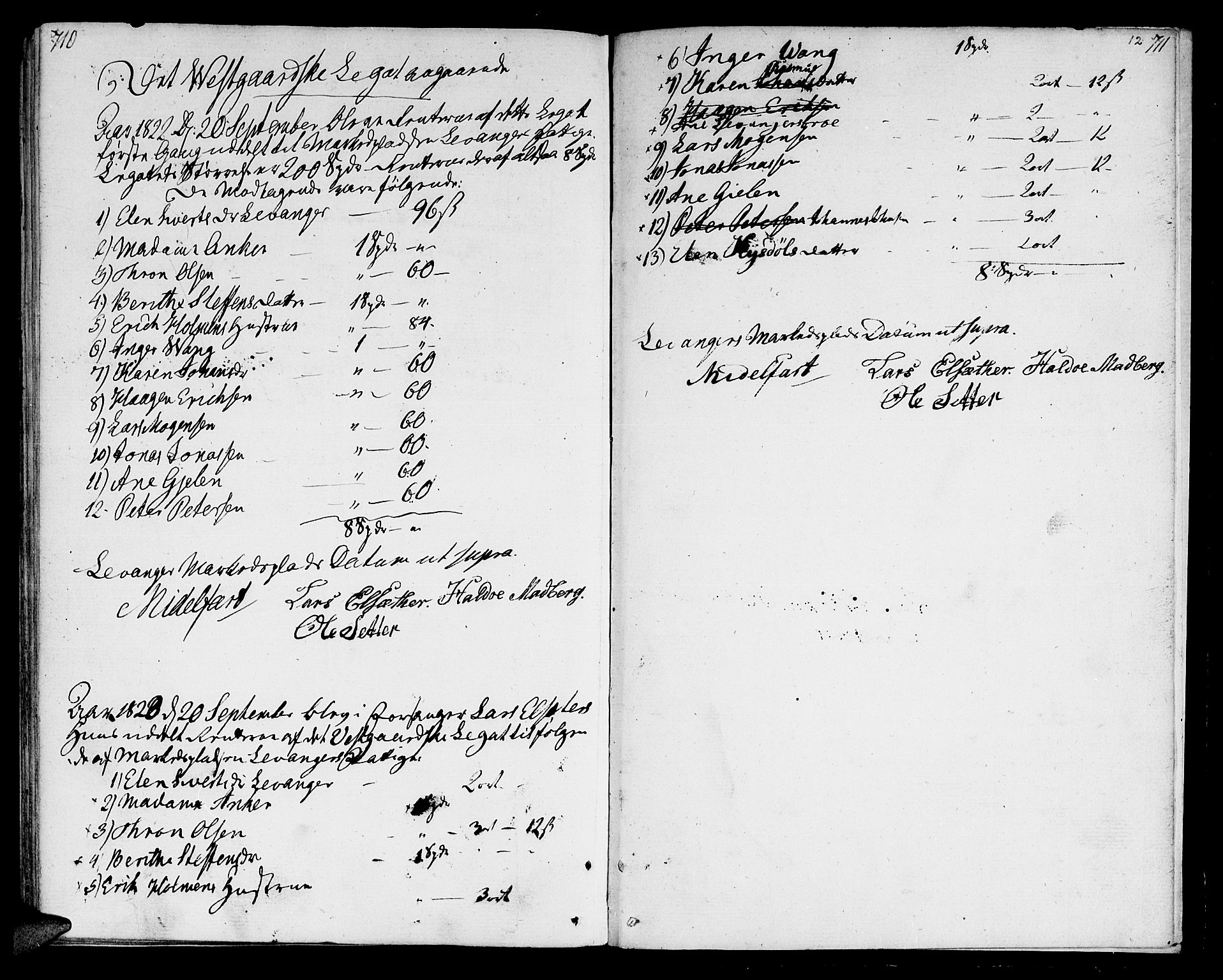 Ministerialprotokoller, klokkerbøker og fødselsregistre - Nord-Trøndelag, SAT/A-1458/717/L0145: Parish register (official) no. 717A03 /1, 1810-1815, p. 710-711