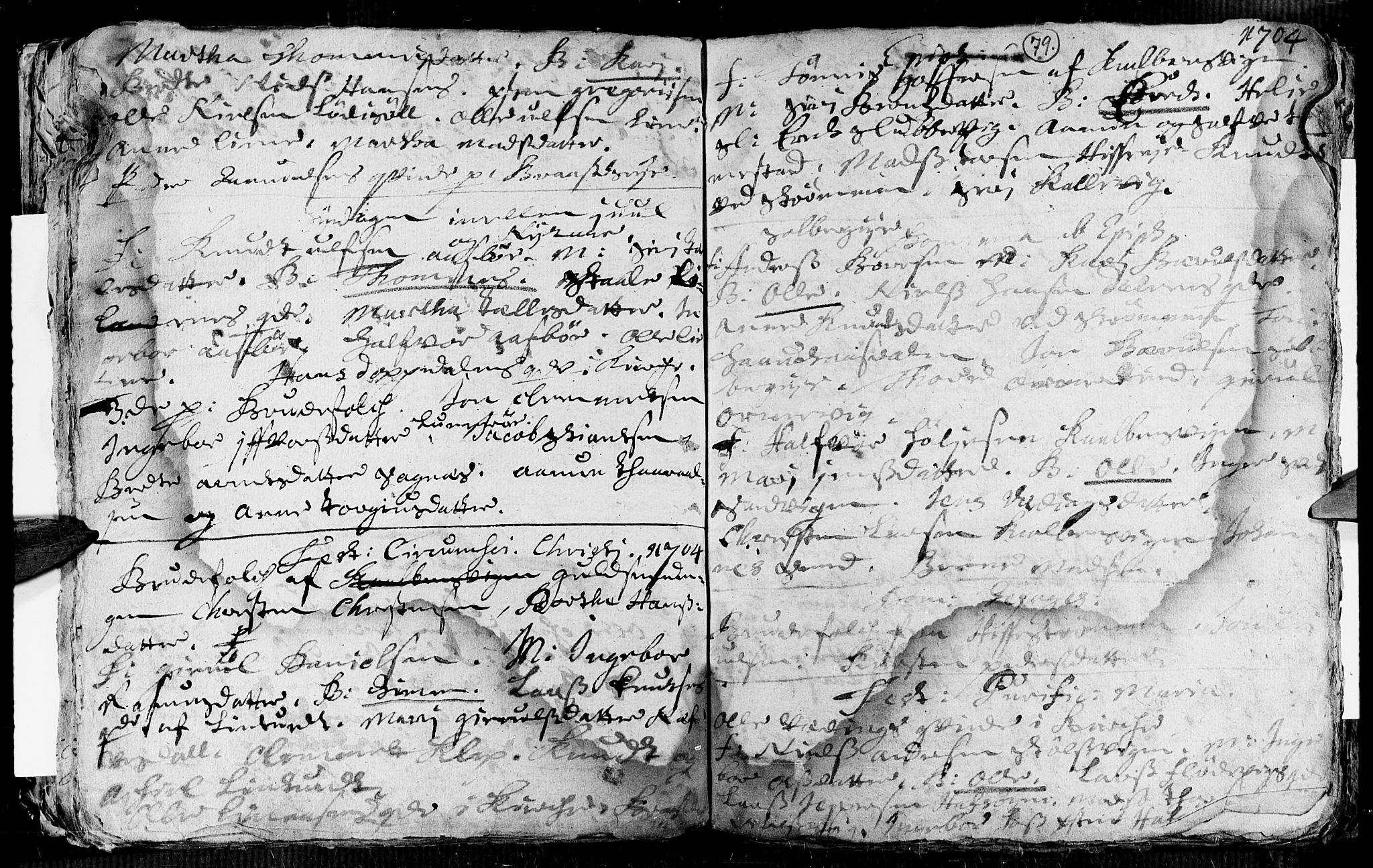 Øyestad sokneprestkontor, AV/SAK-1111-0049/F/Fa/L0002: Parish register (official) no. A 2, 1692-1722, p. 79