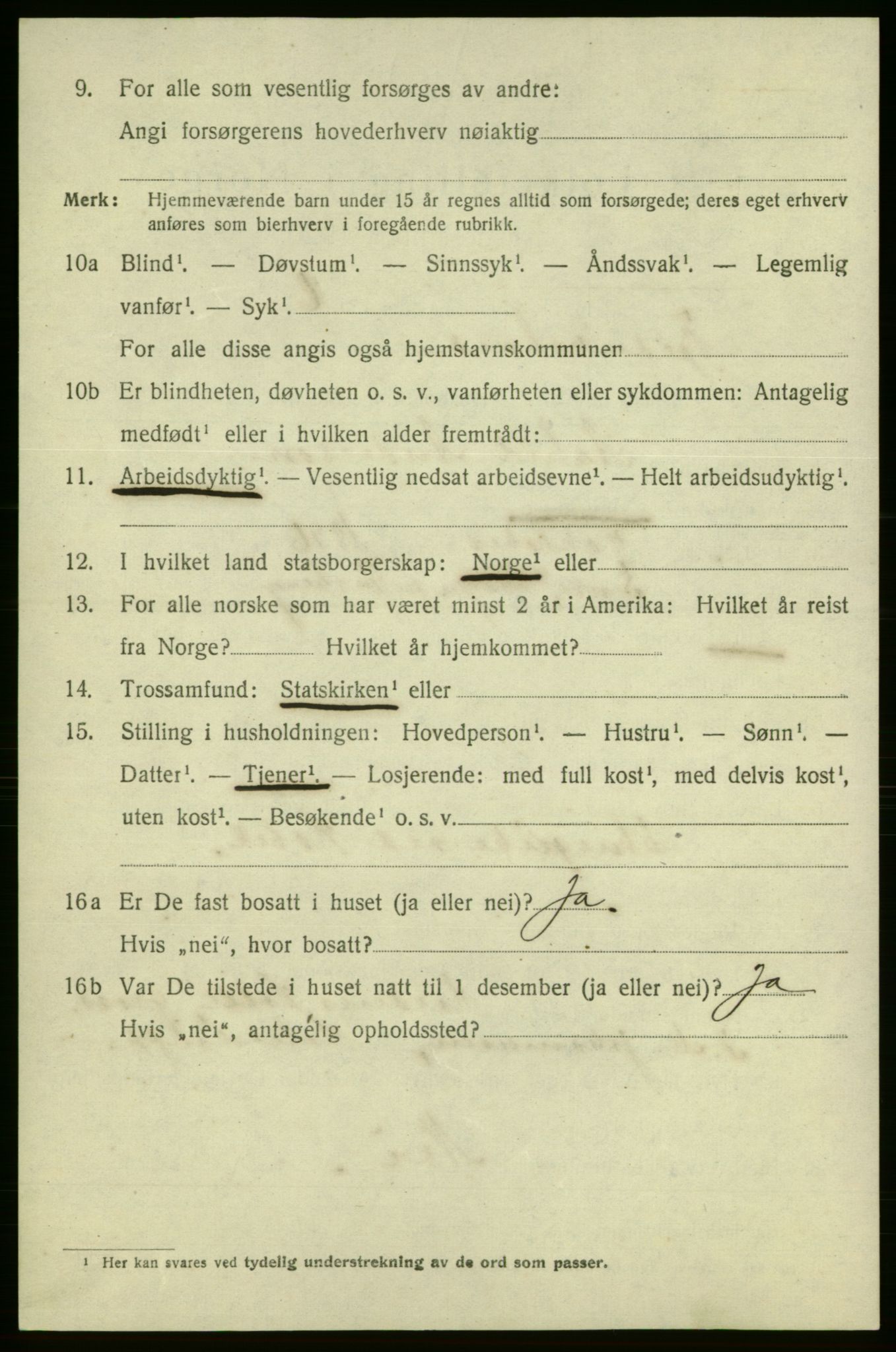 SAO, 1920 census for Fredrikshald, 1920, p. 12332