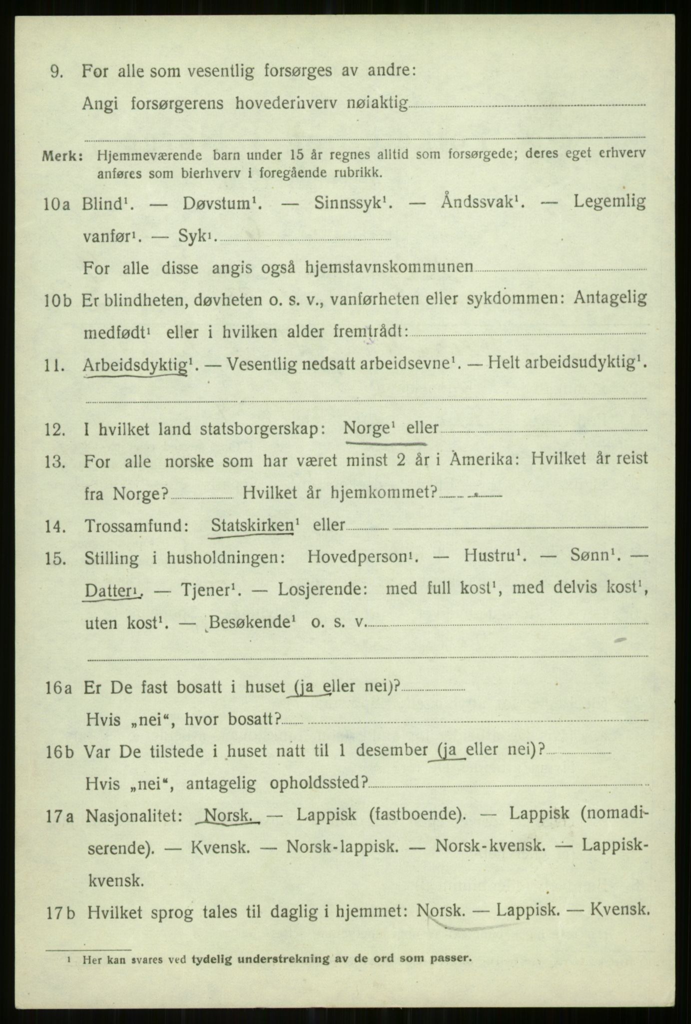 SATØ, 1920 census for Helgøy, 1920, p. 3236
