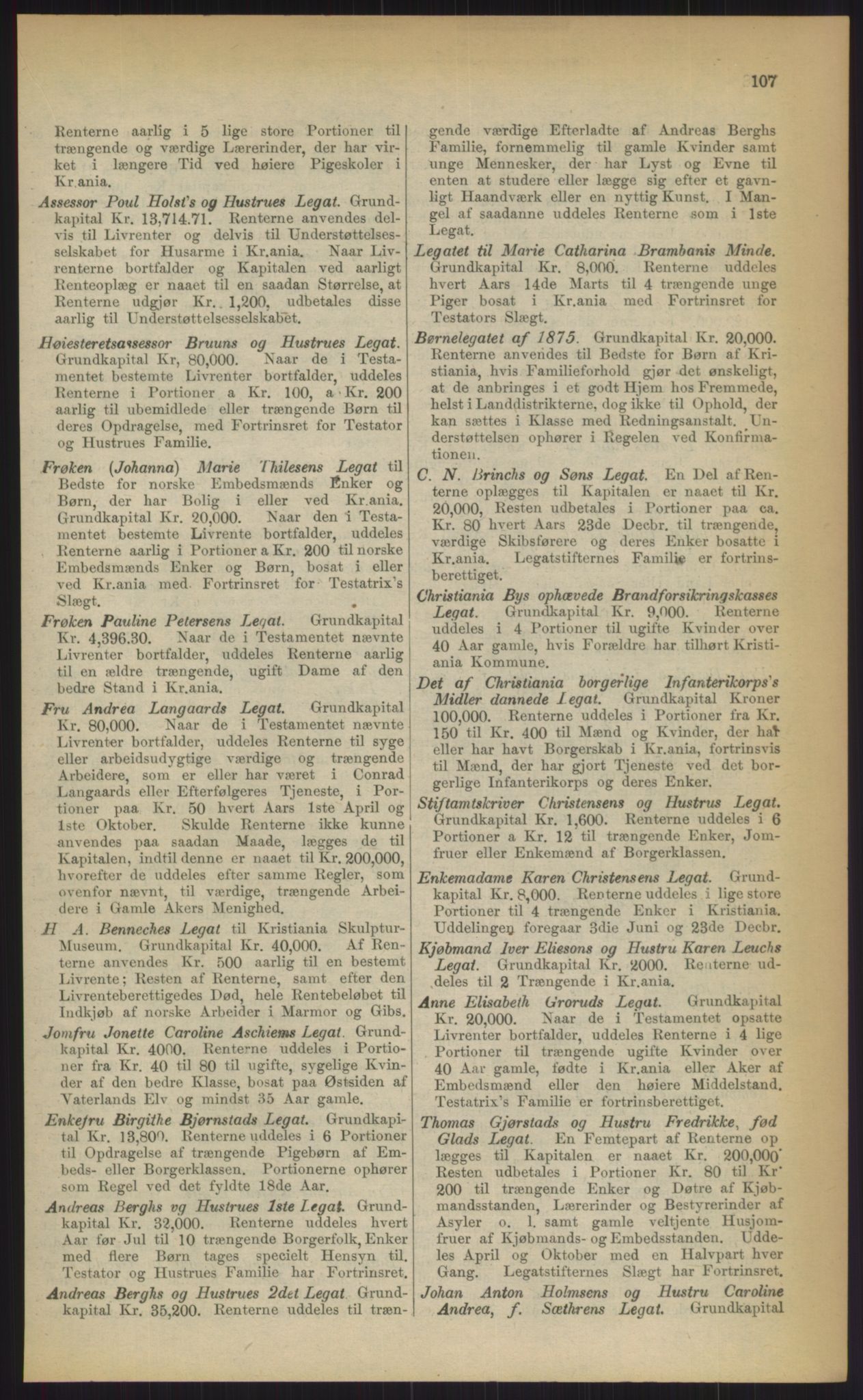 Kristiania/Oslo adressebok, PUBL/-, 1903, p. 107