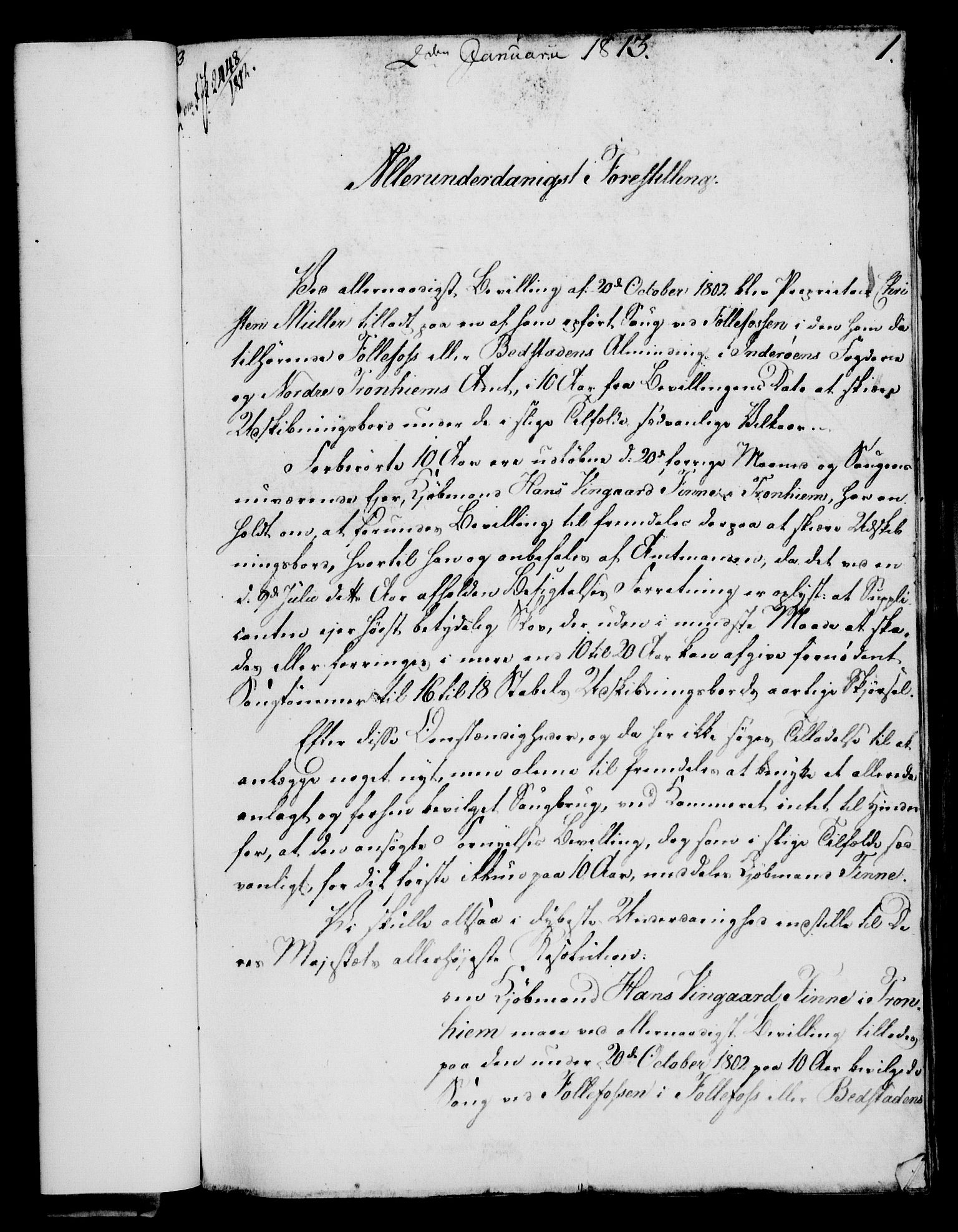 Rentekammeret, Kammerkanselliet, RA/EA-3111/G/Gf/Gfa/L0095: Norsk relasjons- og resolusjonsprotokoll (merket RK 52.95), 1813-1814, p. 29