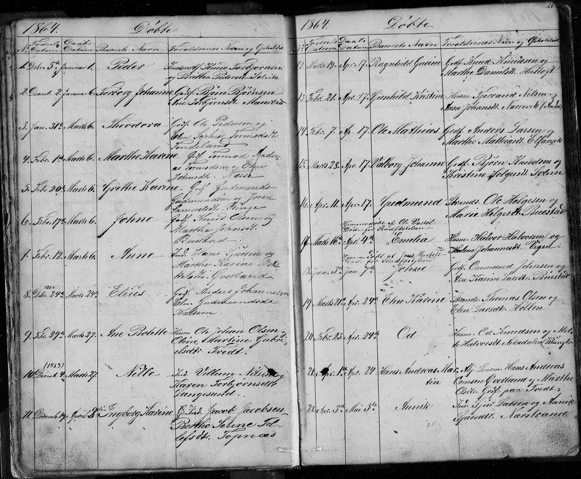 Nedstrand sokneprestkontor, SAST/A-101841/01/V: Parish register (copy) no. B 3, 1848-1933, p. 26