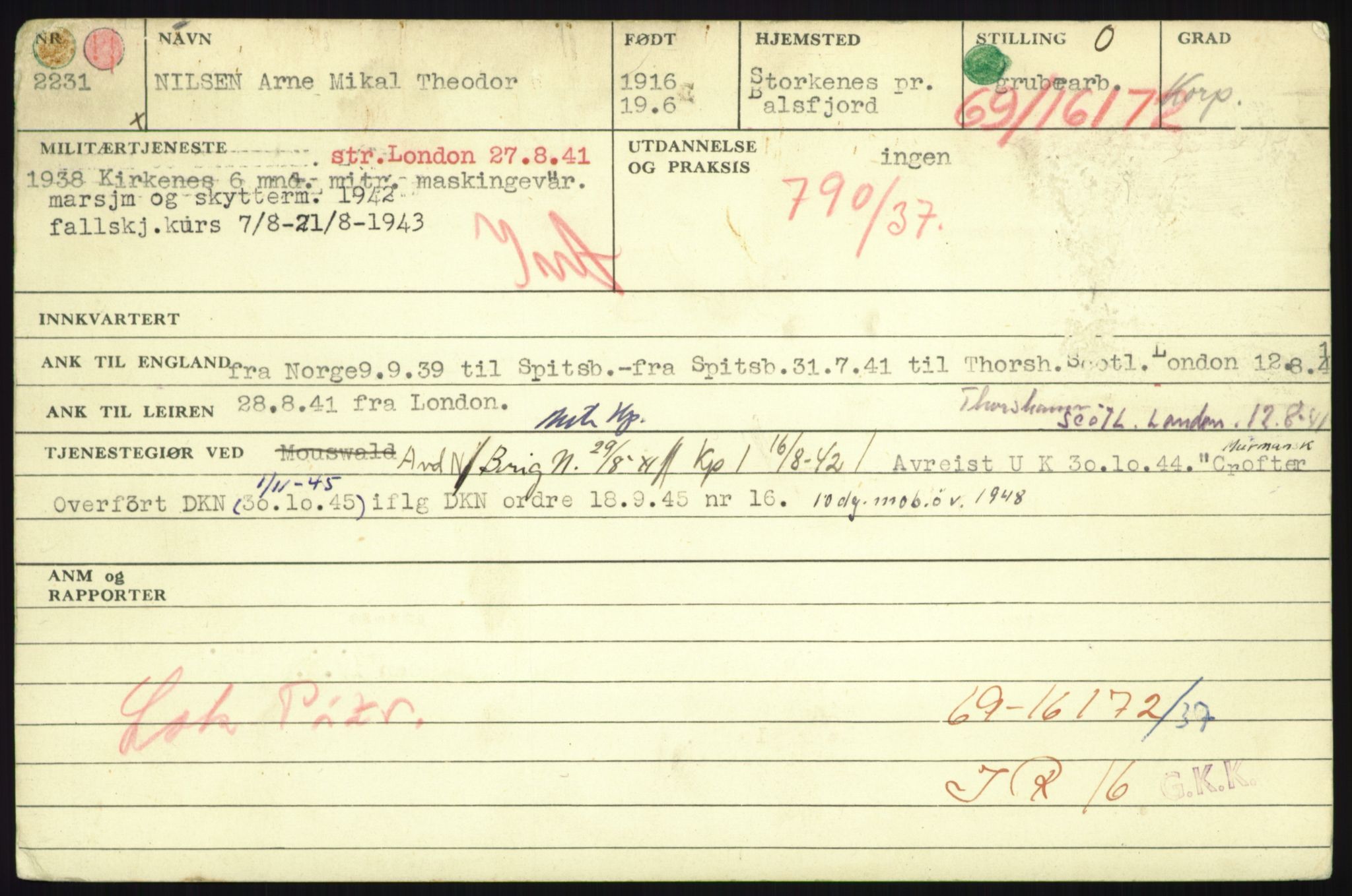 Forsvaret, Troms infanteriregiment nr. 16, AV/RA-RAFA-3146/P/Pa/L0021: Rulleblad for regimentets menige mannskaper, årsklasse 1937, 1937, p. 829