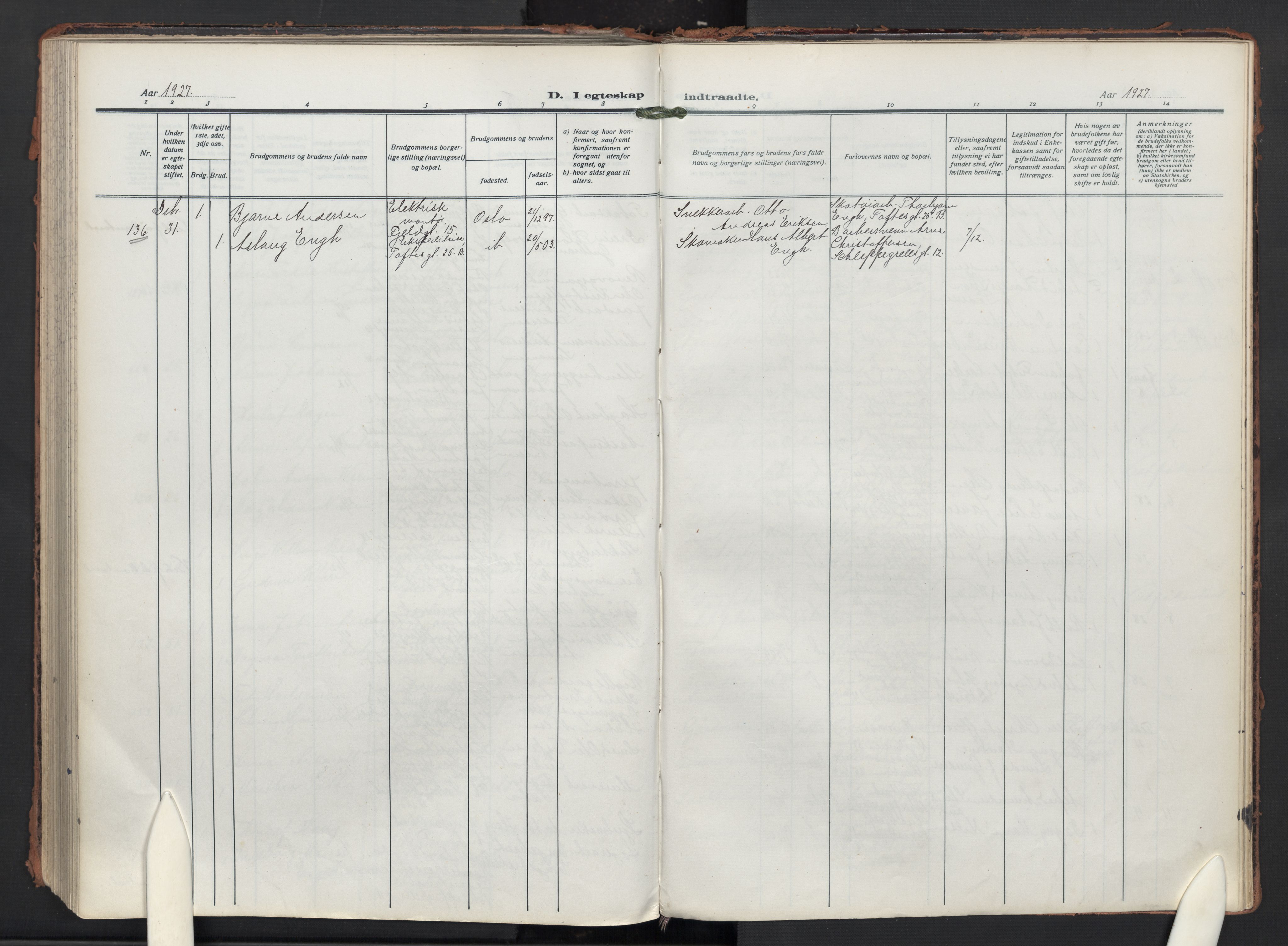 Paulus prestekontor Kirkebøker, AV/SAO-A-10871/F/Fa/L0024: Parish register (official) no. 24, 1917-1929