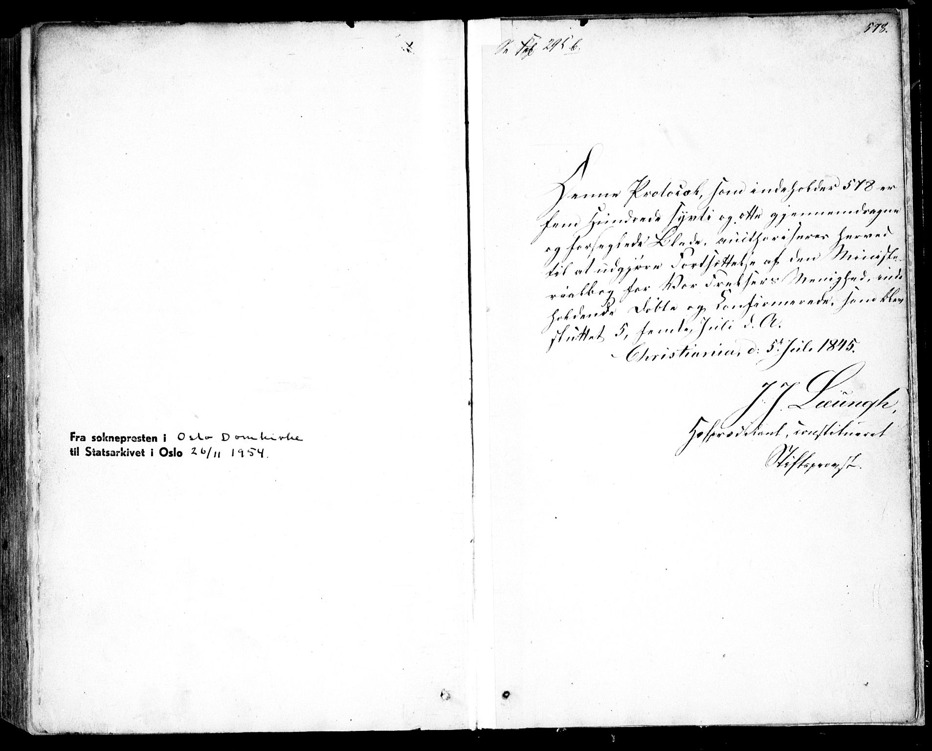 Oslo domkirke Kirkebøker, AV/SAO-A-10752/F/Fa/L0013: Parish register (official) no. 13, 1844-1864, p. 578