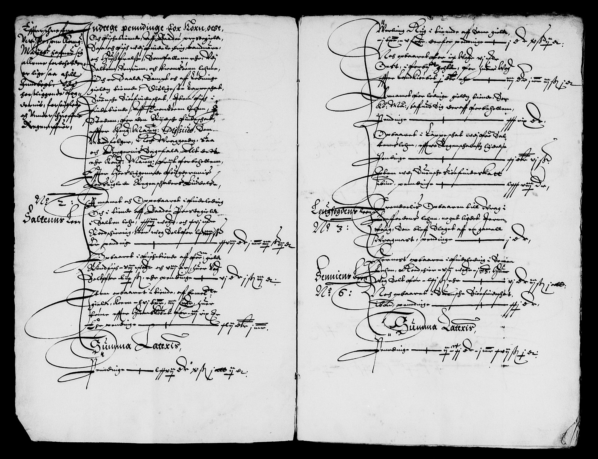 Rentekammeret inntil 1814, Reviderte regnskaper, Lensregnskaper, AV/RA-EA-5023/R/Rb/Rbz/L0005: Nordlandenes len, 1613-1615