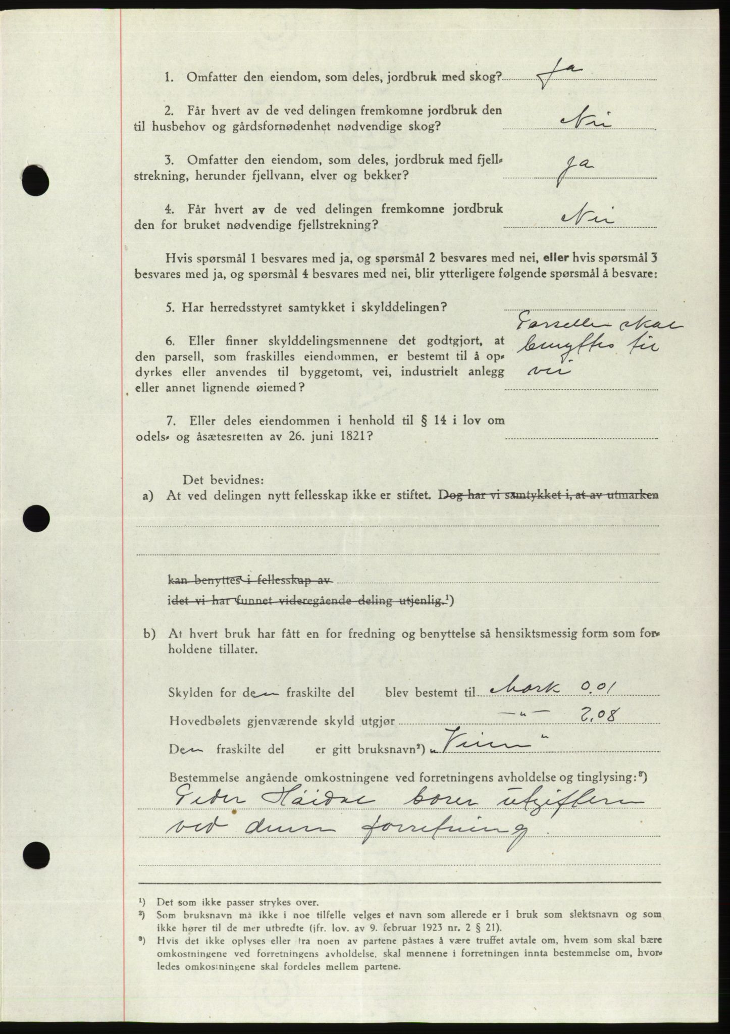 Søre Sunnmøre sorenskriveri, SAT/A-4122/1/2/2C/L0076: Mortgage book no. 2A, 1943-1944, Diary no: : 414/1944