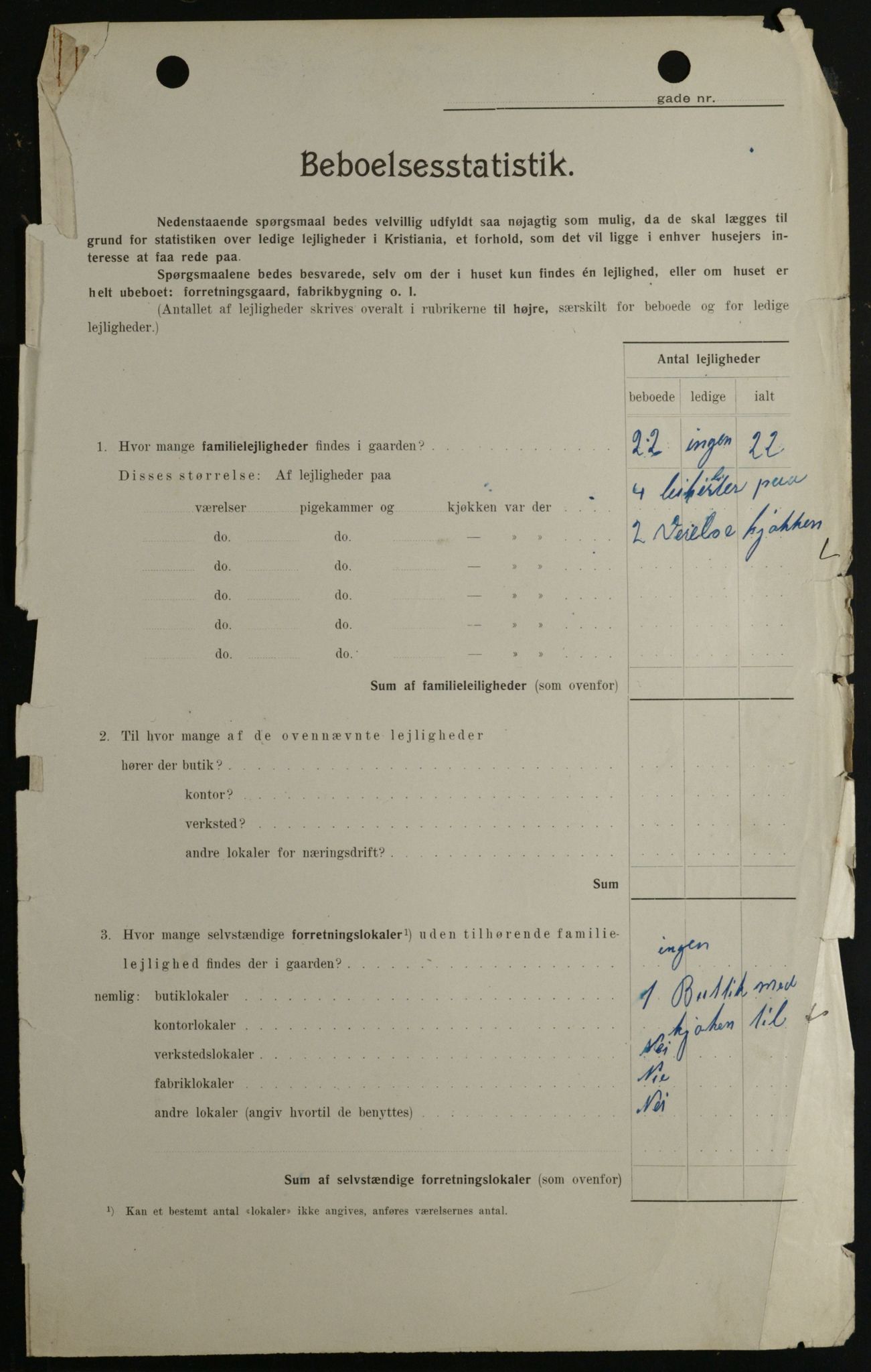 OBA, Municipal Census 1908 for Kristiania, 1908, p. 59699