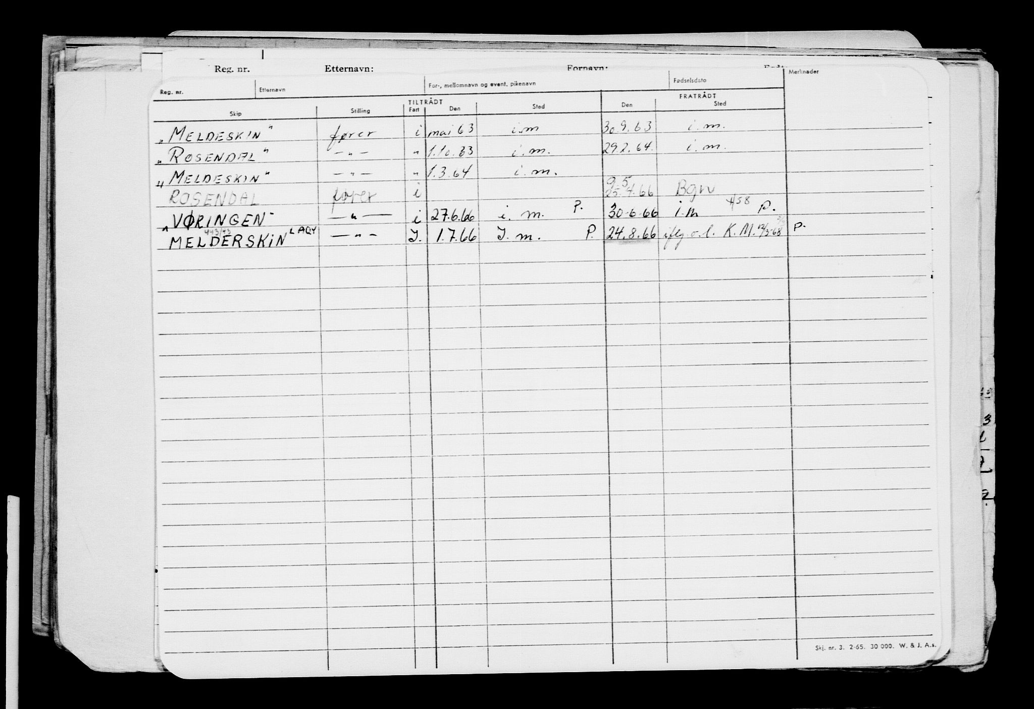 Direktoratet for sjømenn, AV/RA-S-3545/G/Gb/L0048: Hovedkort, 1903, p. 697