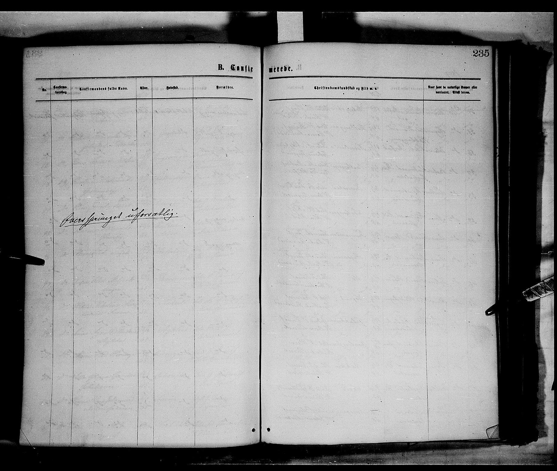 Elverum prestekontor, AV/SAH-PREST-044/H/Ha/Haa/L0011: Parish register (official) no. 11, 1869-1879, p. 235