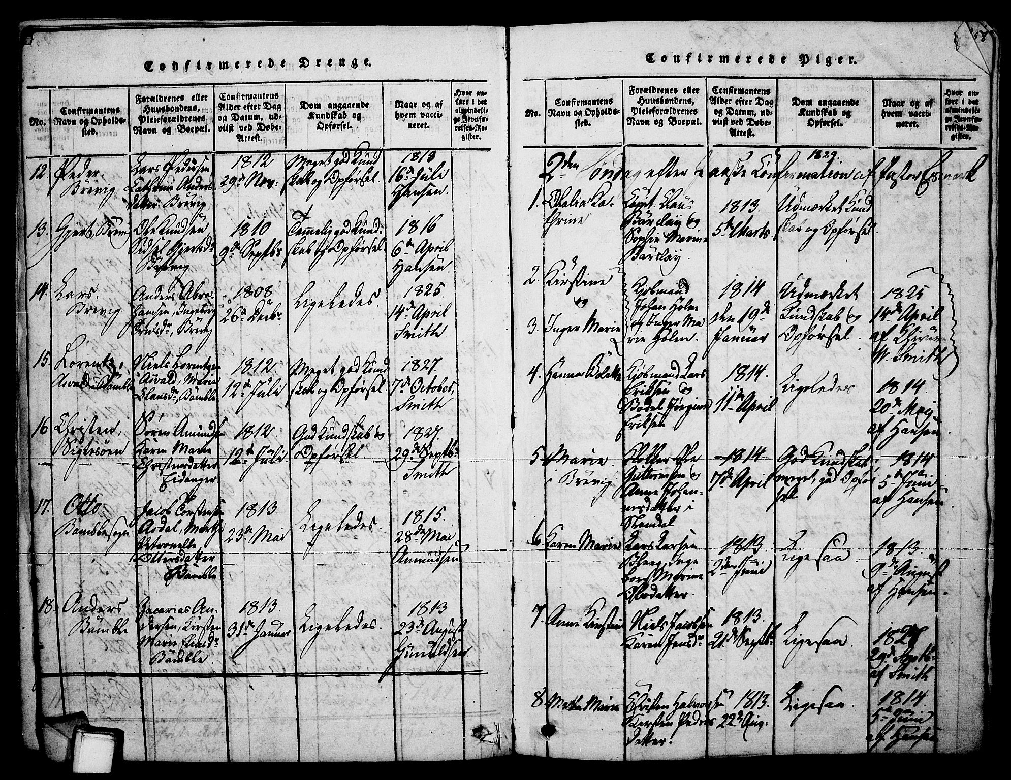 Brevik kirkebøker, SAKO/A-255/F/Fa/L0004: Parish register (official) no. 4, 1814-1846, p. 257