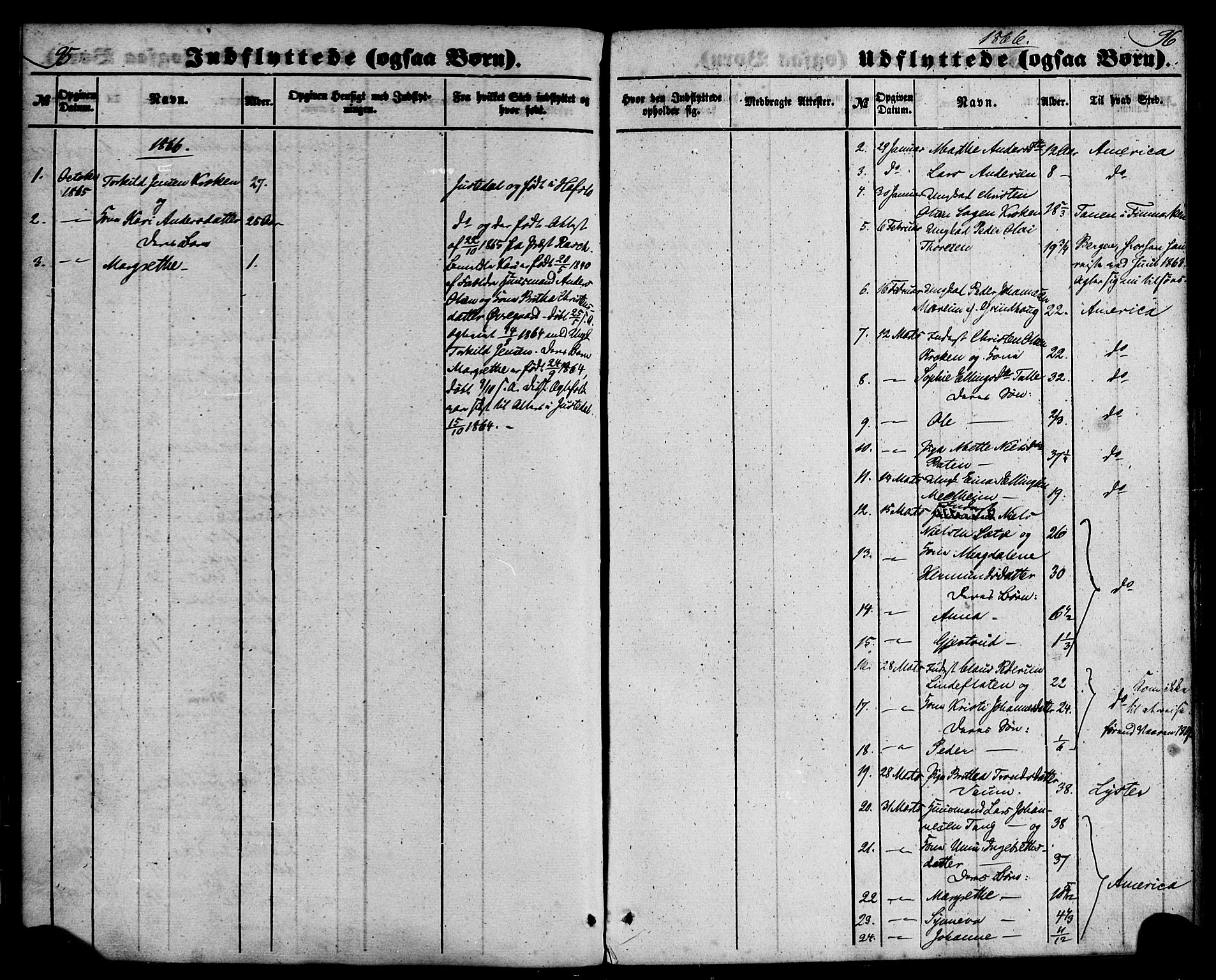 Hafslo sokneprestembete, SAB/A-80301/H/Haa/Haaa/L0018: Parish register (official) no. A 18, 1853-1886, p. 94-95