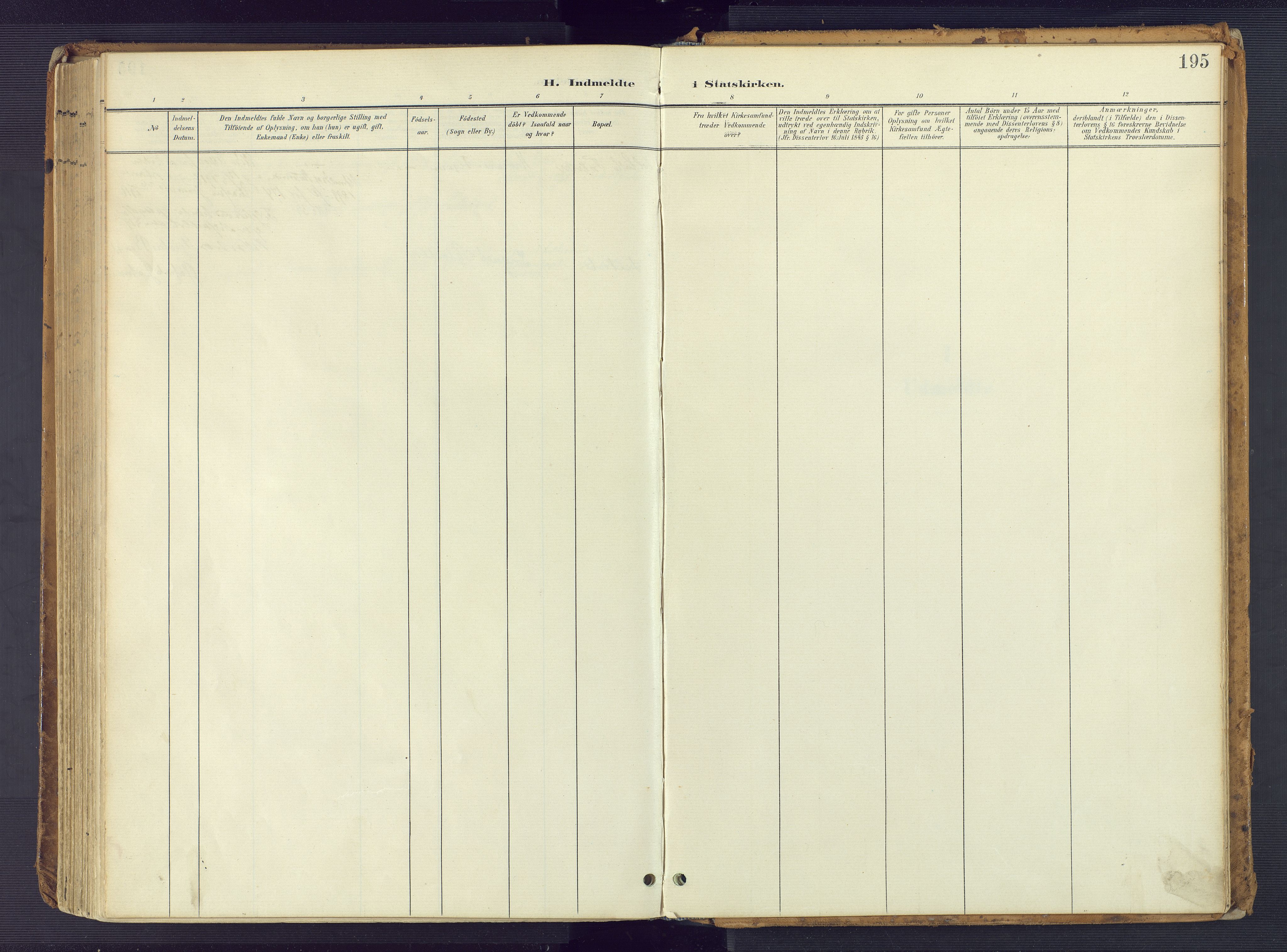 Vestre Moland sokneprestkontor, AV/SAK-1111-0046/F/Fa/Faa/L0002: Parish register (official) no. A 2, 1900-1926, p. 195