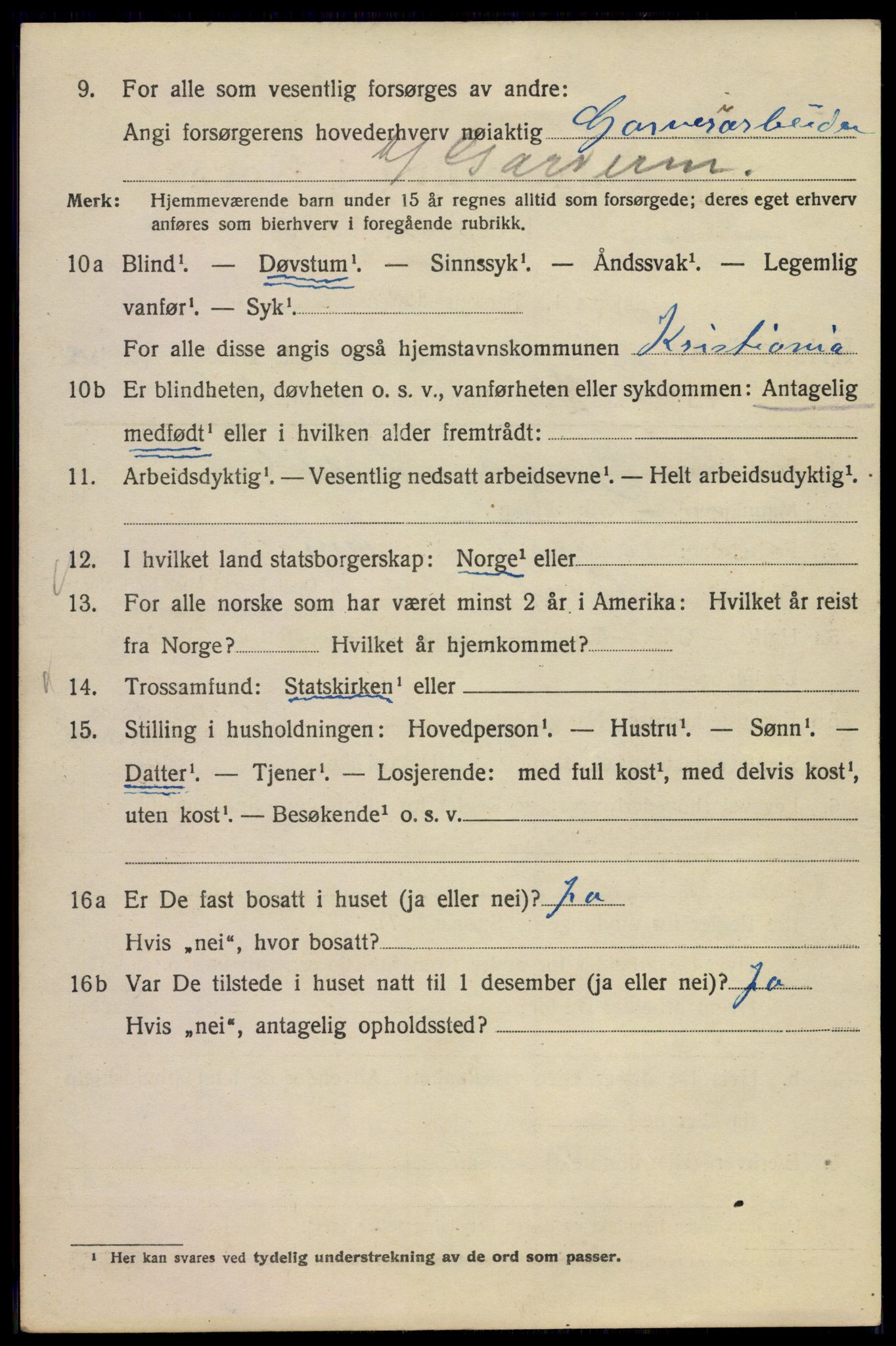 SAO, 1920 census for Kristiania, 1920, p. 410634