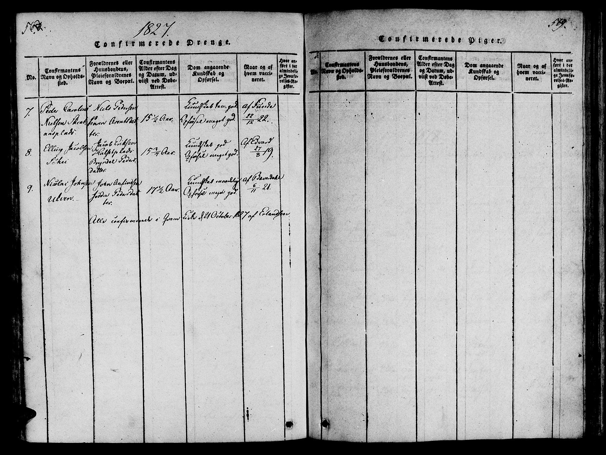 Ministerialprotokoller, klokkerbøker og fødselsregistre - Nord-Trøndelag, SAT/A-1458/746/L0441: Parish register (official) no. 746A03 /4, 1816-1827, p. 568-569