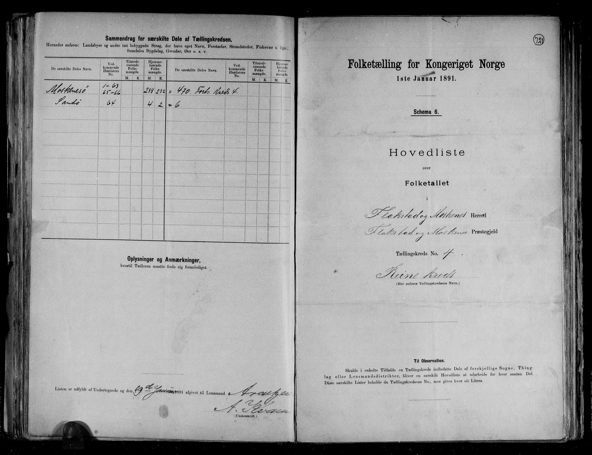 RA, 1891 census for 1859 Flakstad, 1891, p. 10