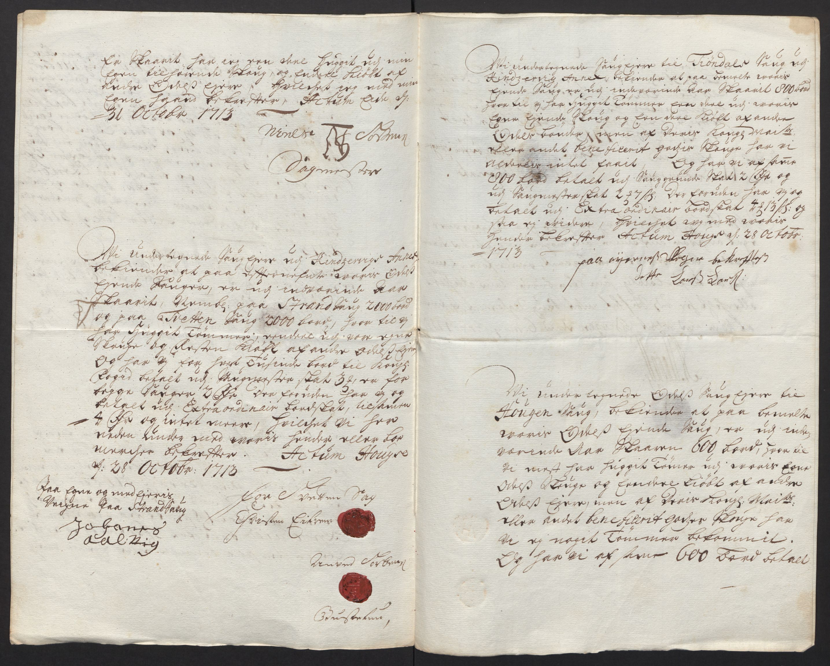 Rentekammeret inntil 1814, Reviderte regnskaper, Fogderegnskap, AV/RA-EA-4092/R48/L2989: Fogderegnskap Sunnhordland og Hardanger, 1713, p. 337