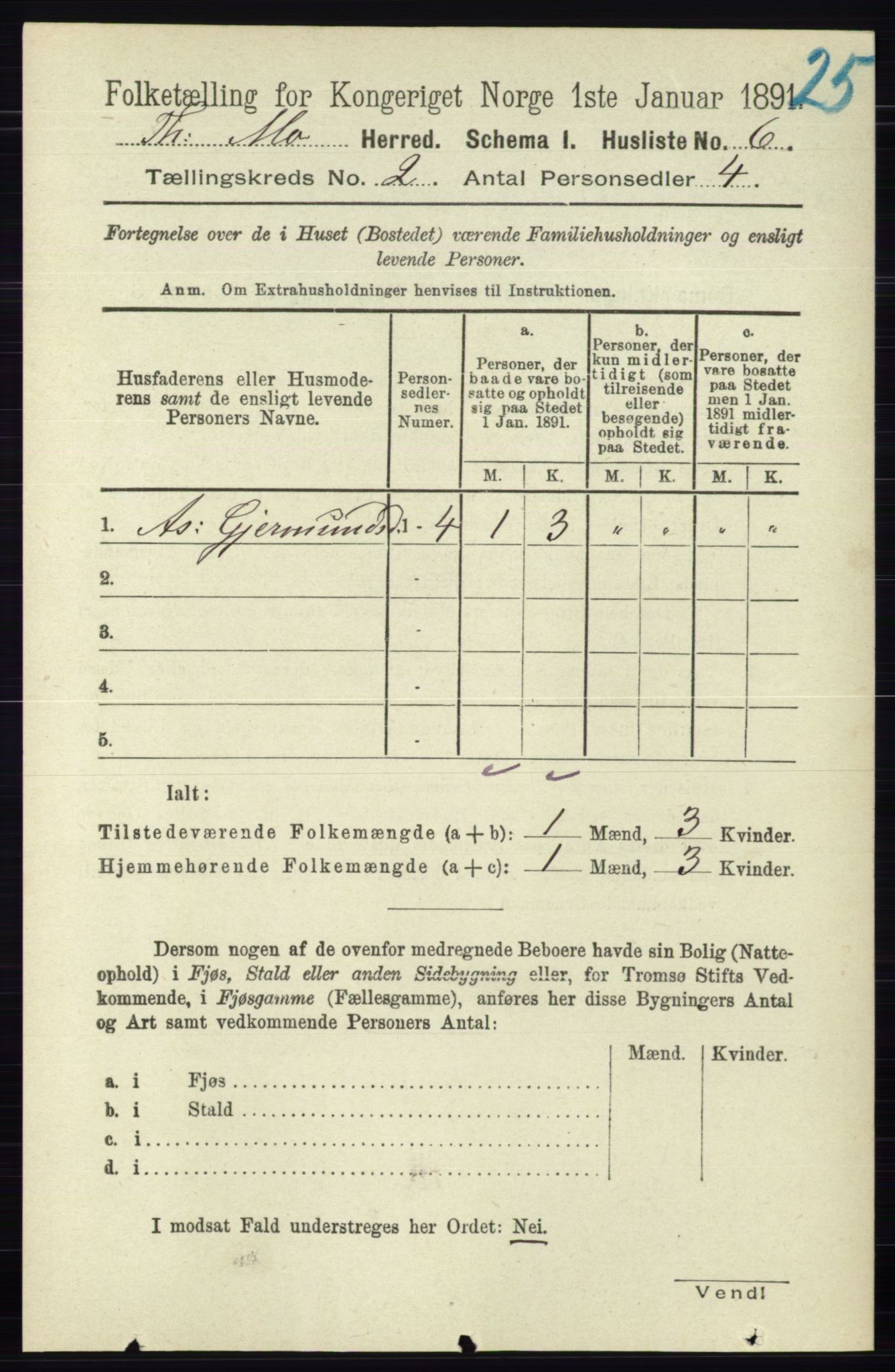 RA, 1891 census for 0832 Mo, 1891, p. 511