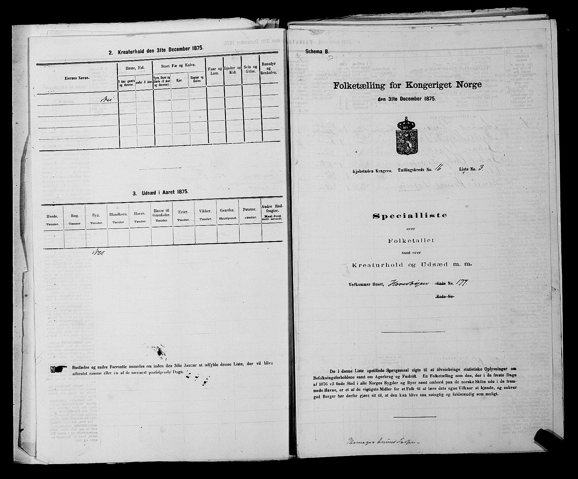 SAKO, 1875 census for 0801P Kragerø, 1875, p. 342