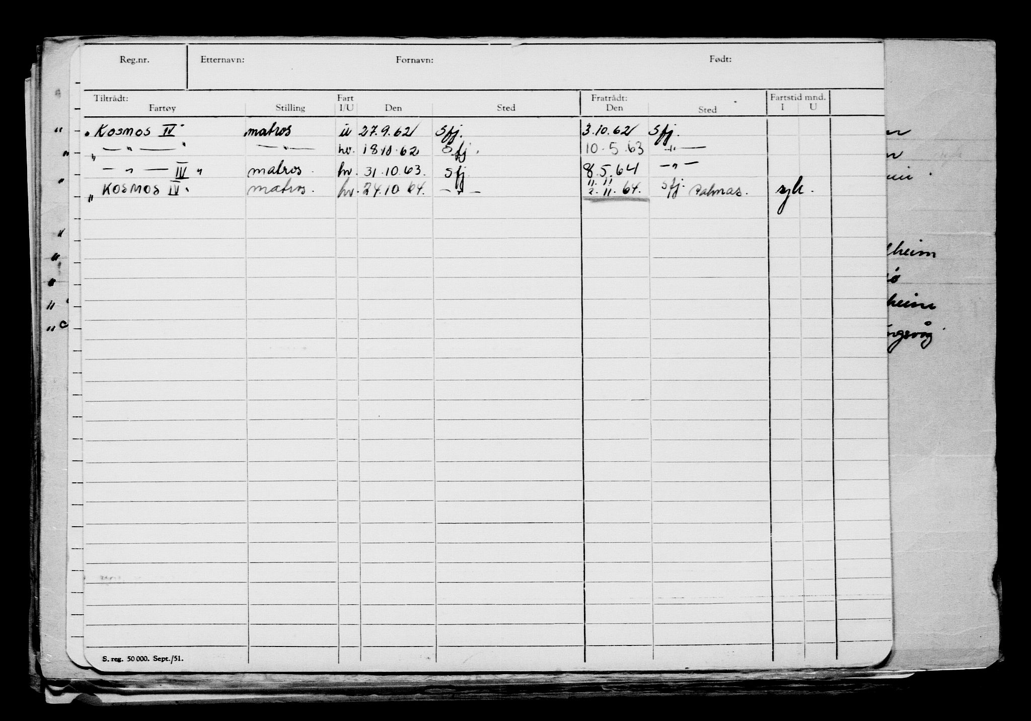 Direktoratet for sjømenn, AV/RA-S-3545/G/Gb/L0142: Hovedkort, 1916, p. 6