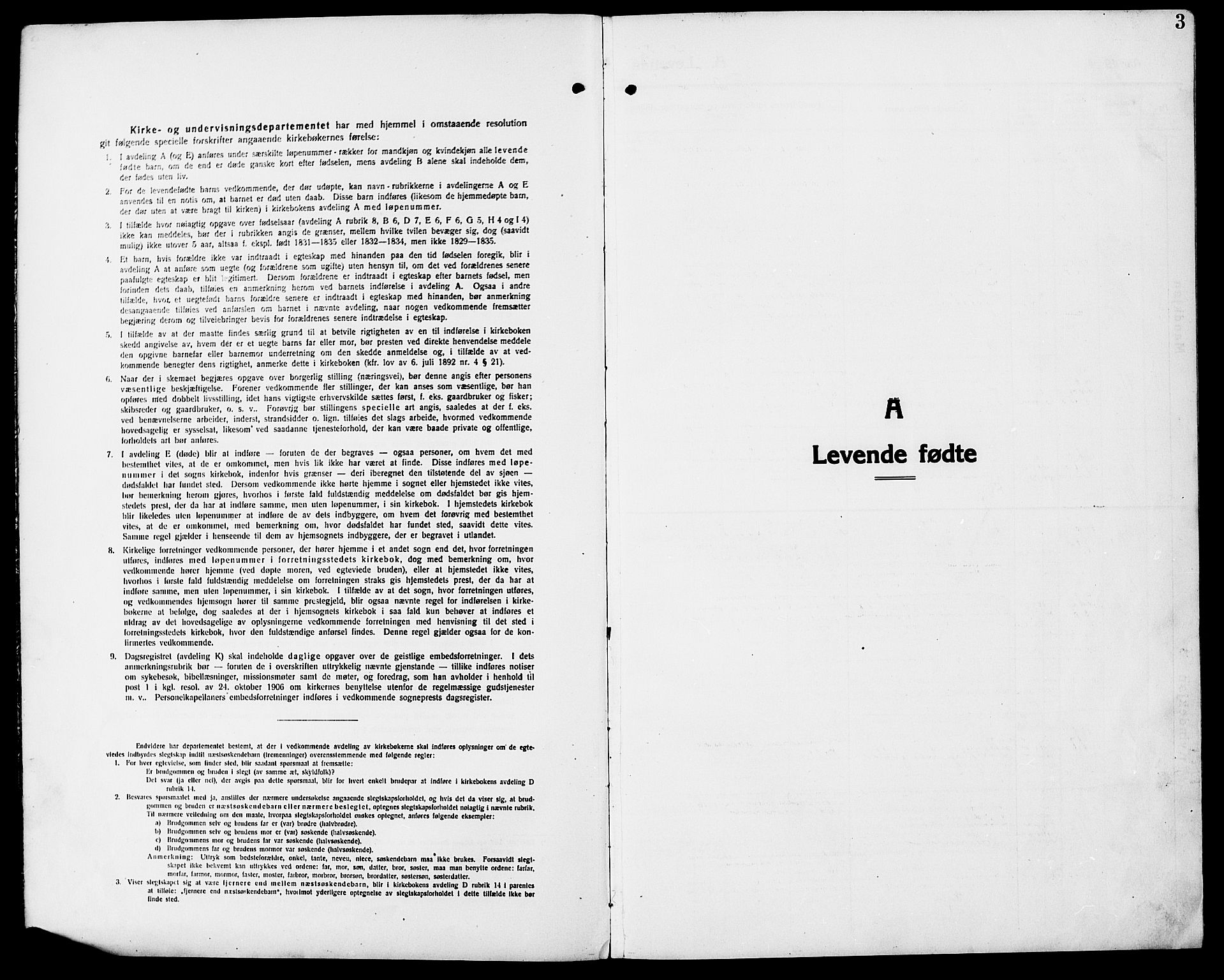 Ministerialprotokoller, klokkerbøker og fødselsregistre - Nordland, SAT/A-1459/885/L1215: Parish register (copy) no. 885C04, 1916-1929, p. 3
